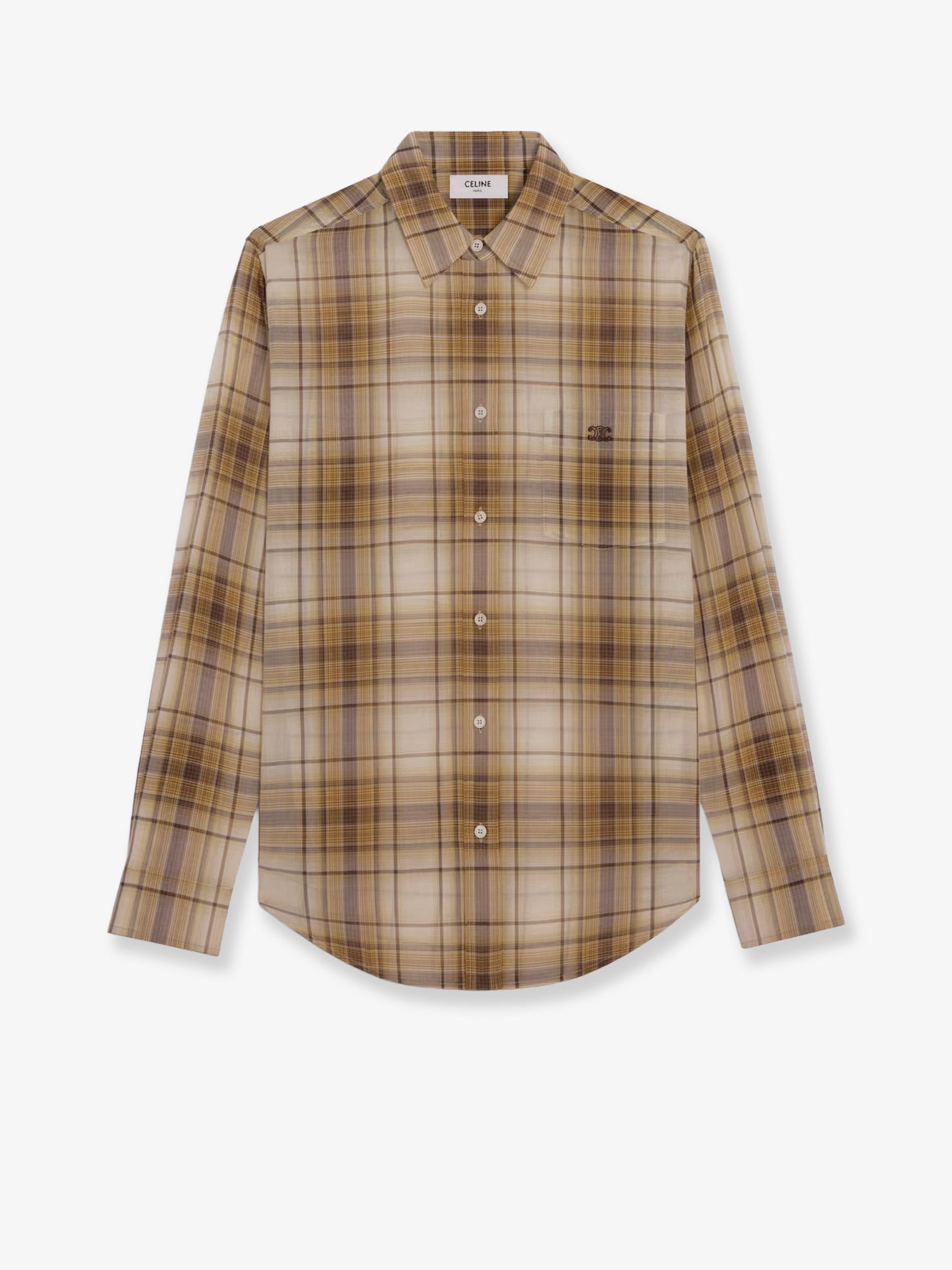 Celine Checked Cotton Shirt