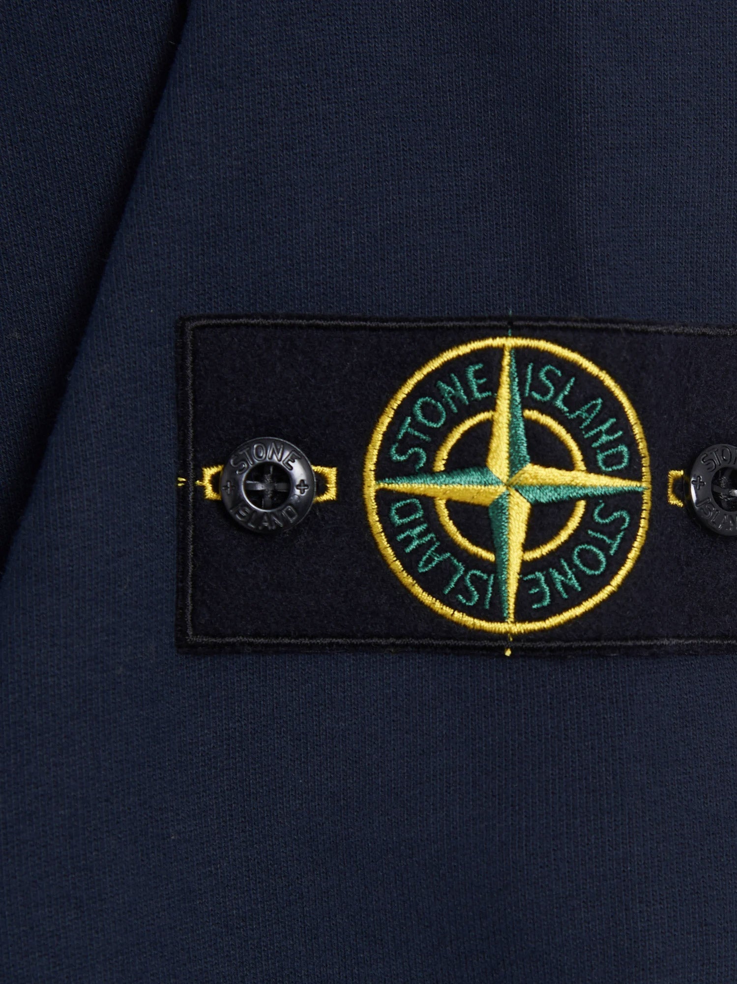 Stone Island Organic Cotton Hooded Sweatshirt