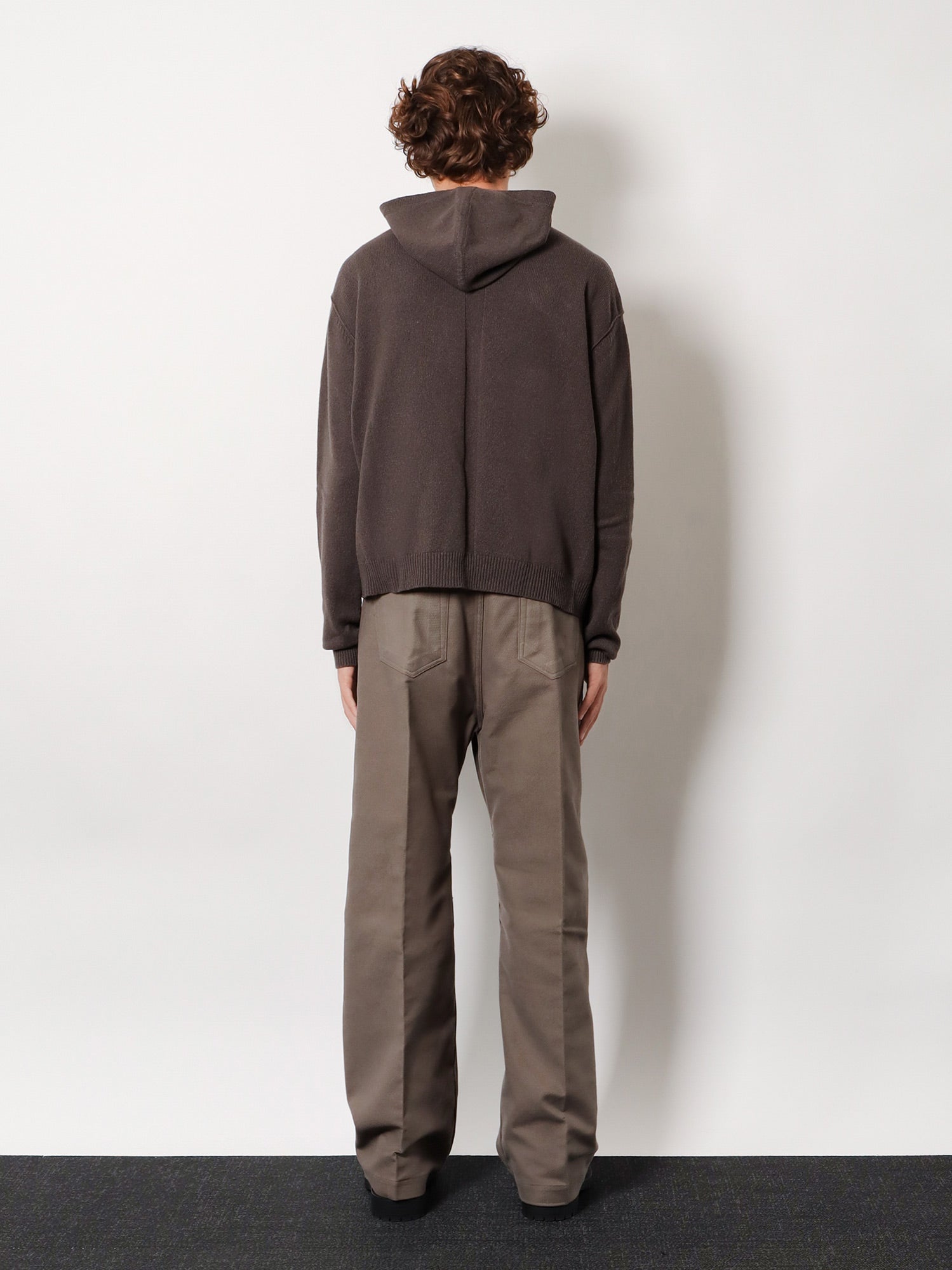 Rick Owens Cashmere Hooded Sweatshirt