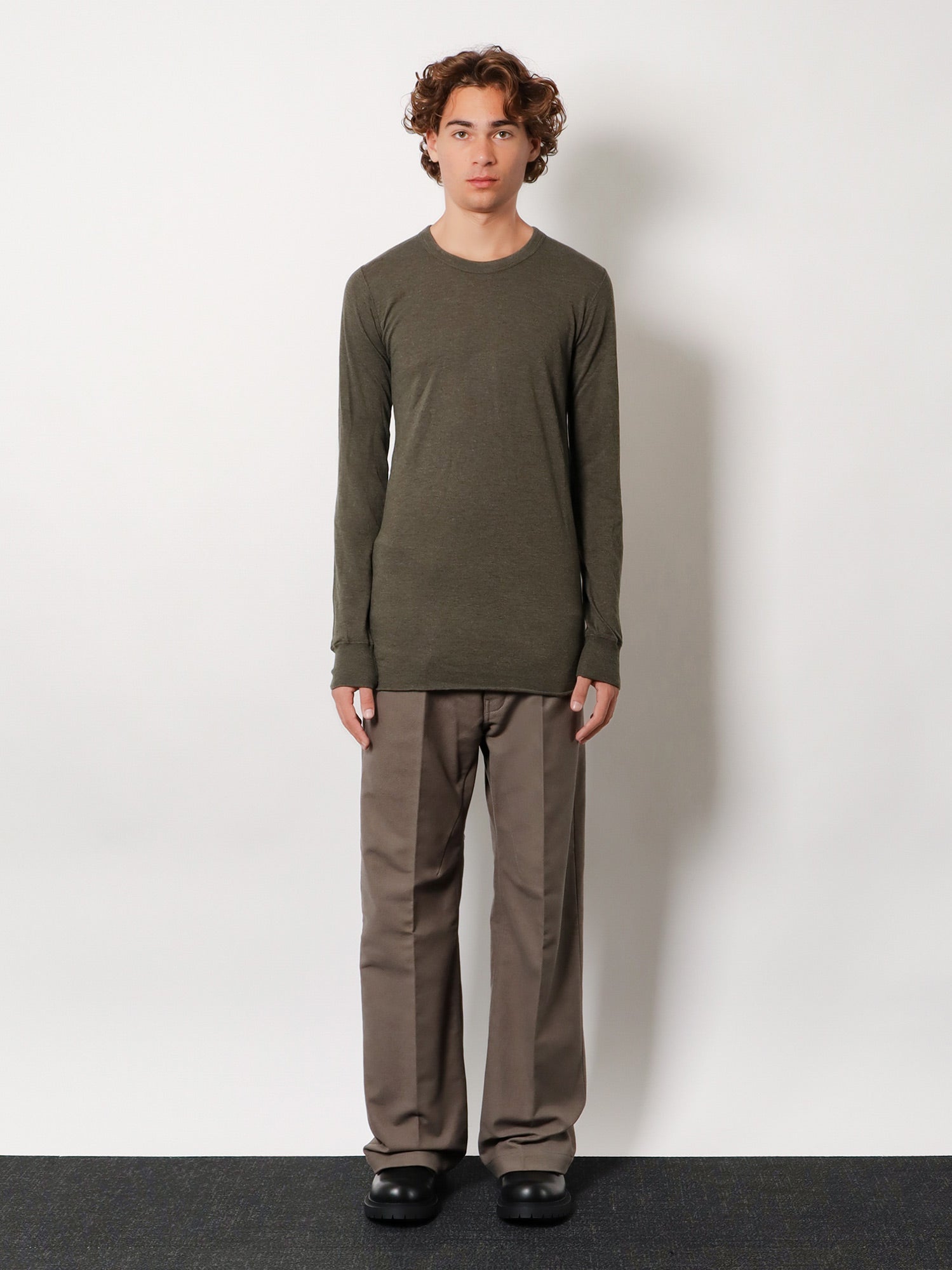 Rick Owens Basic Ls T Viscose Blend T-shirt