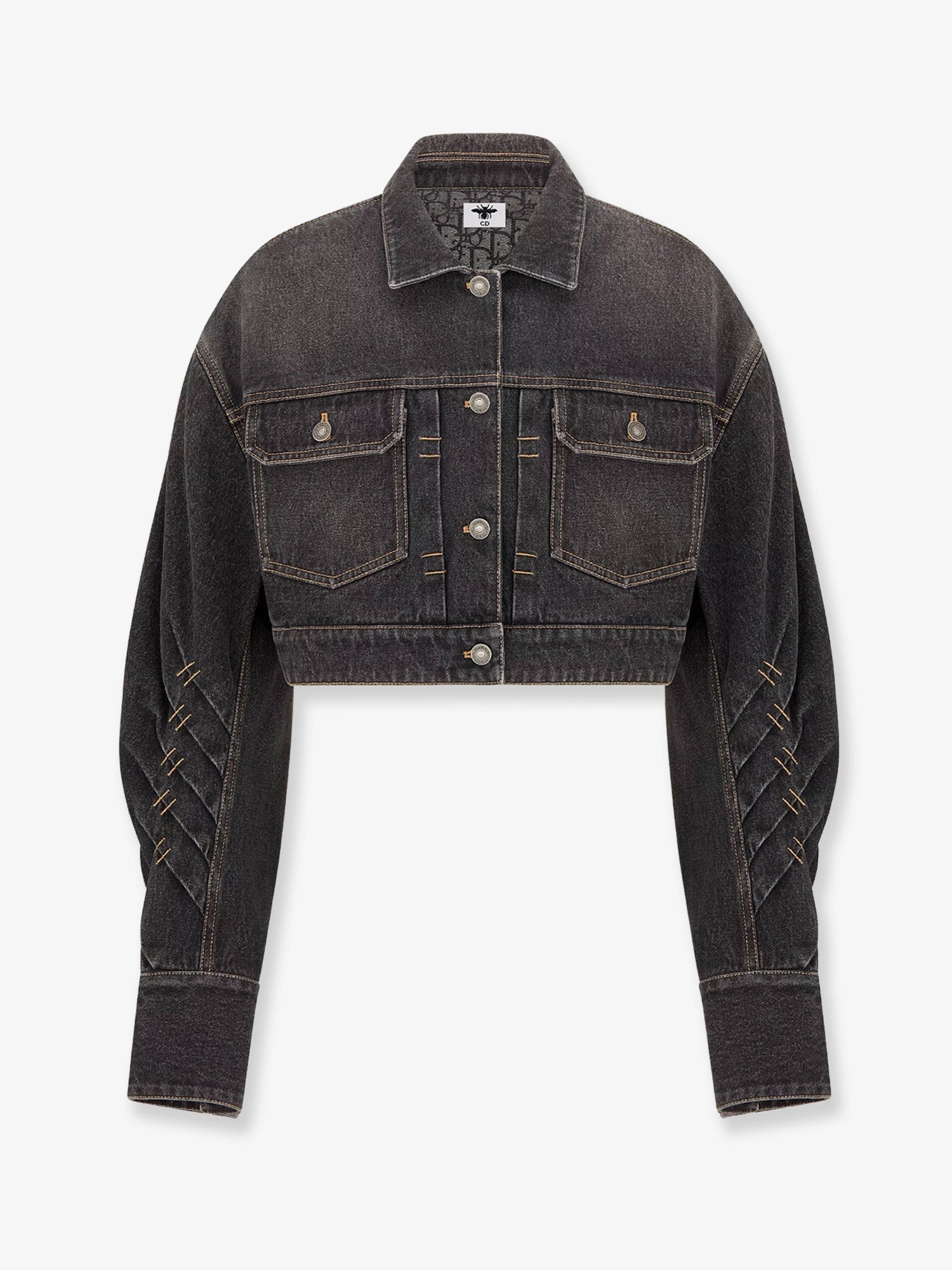 Dior Denim Jacket With Bustier Detail