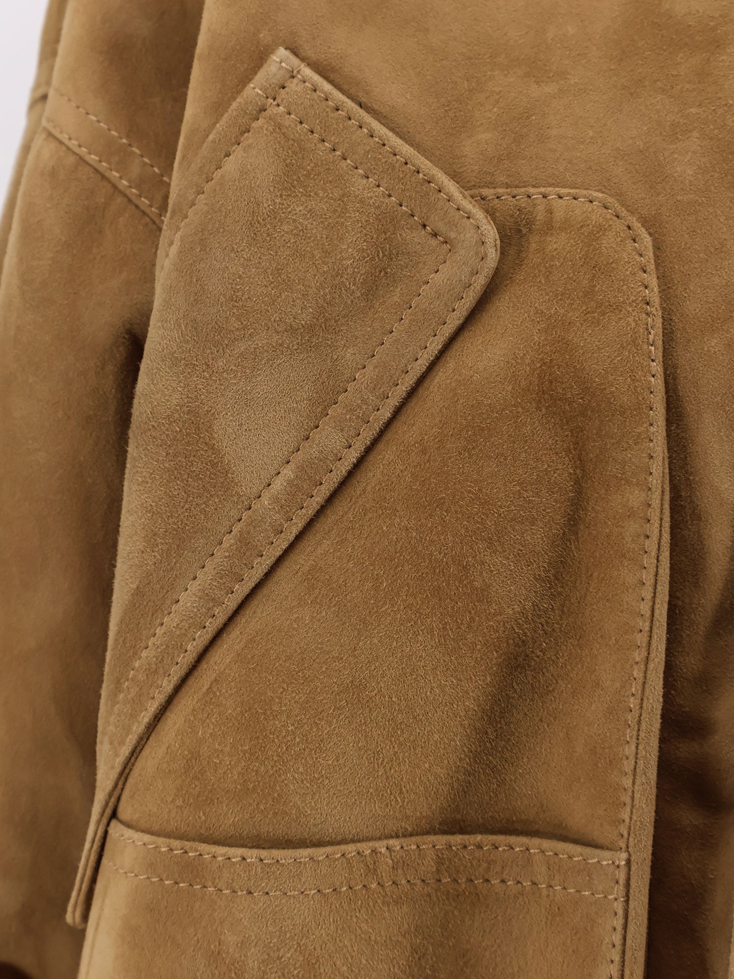 The Attico Suede Bomber