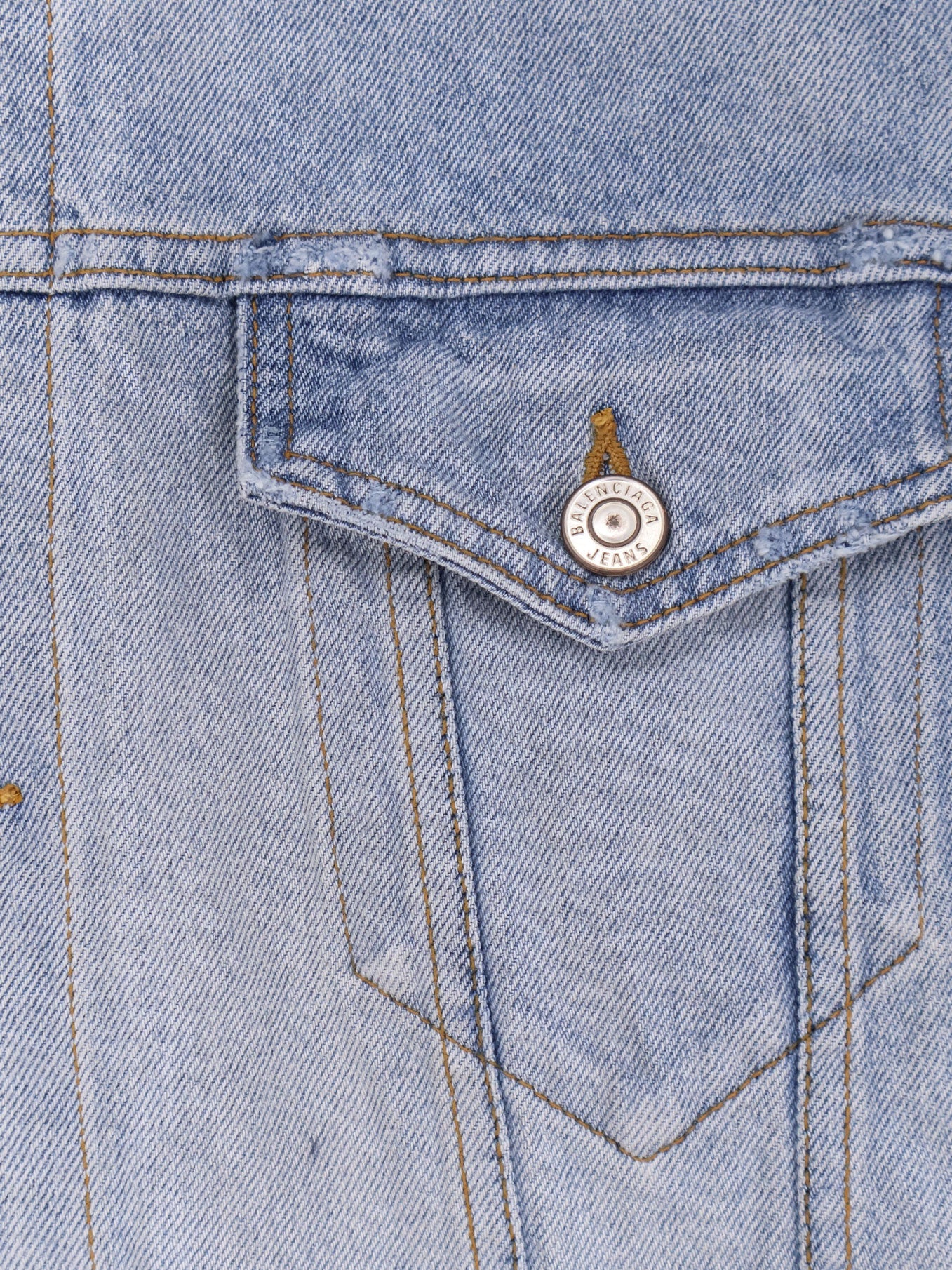 Balenciaga Washed Out Denim Jacket