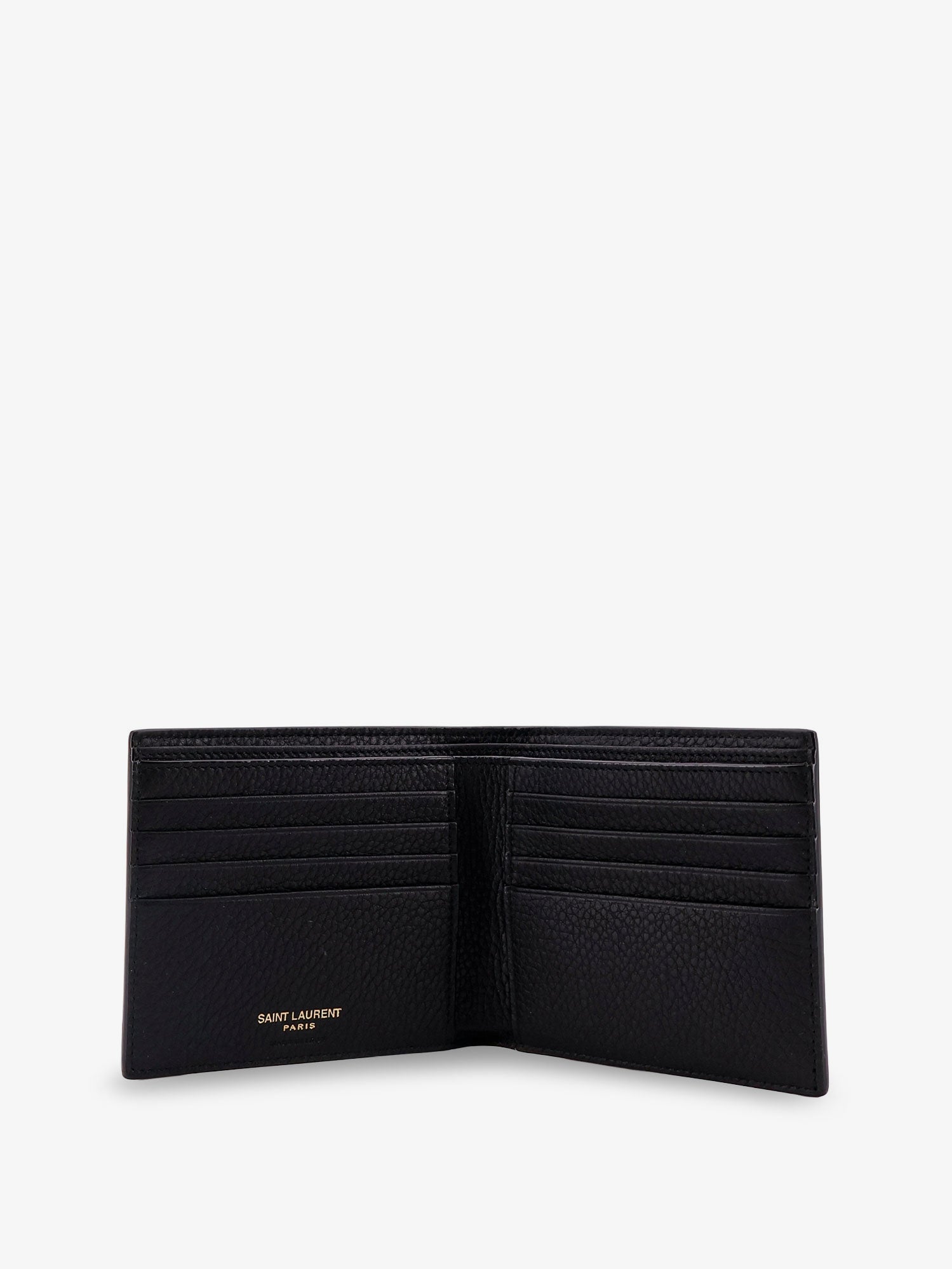Saint Laurent East/west Tiny Leather Wallet