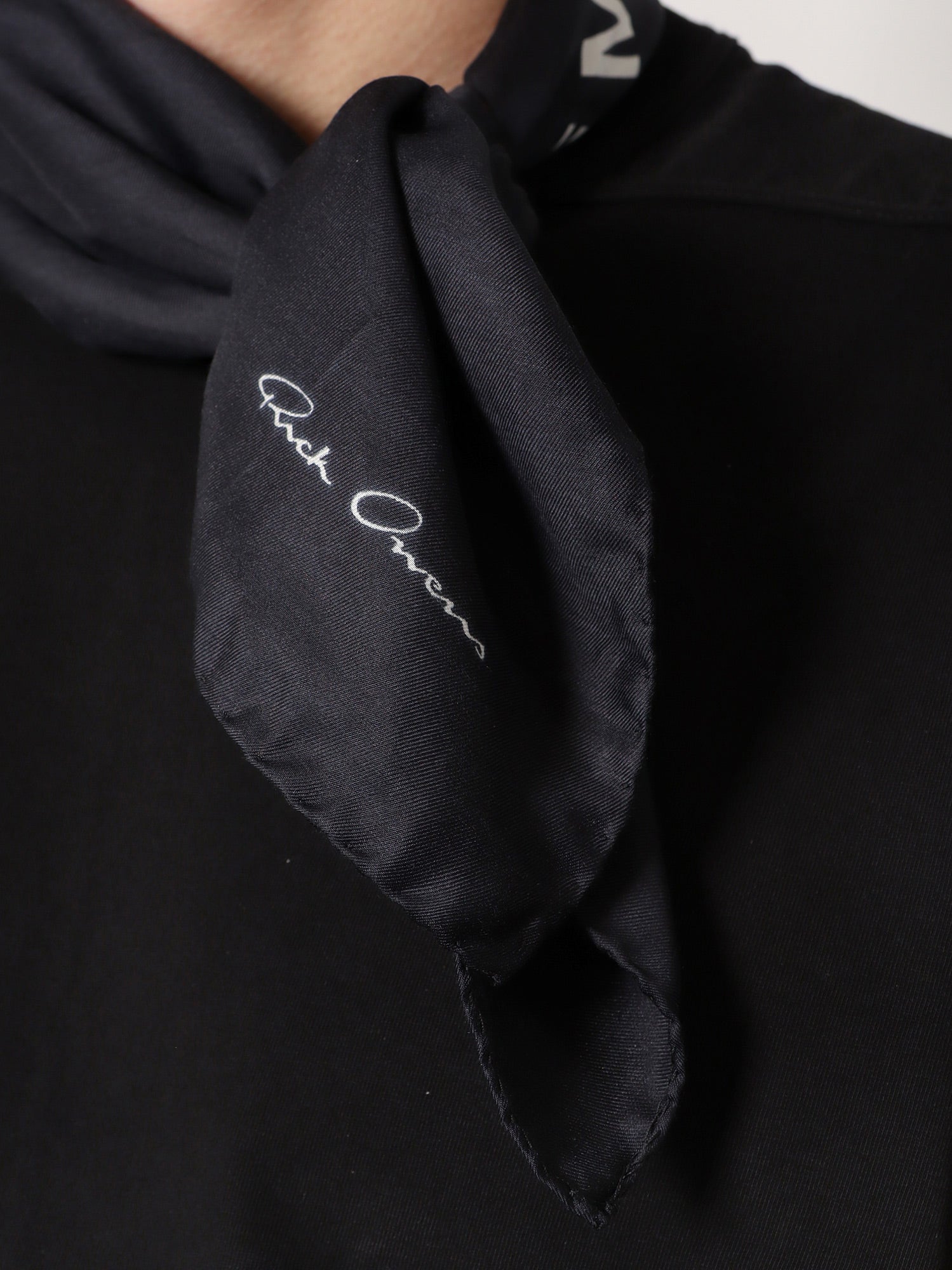 Rick Owens Modal And Silk Blend Scarf