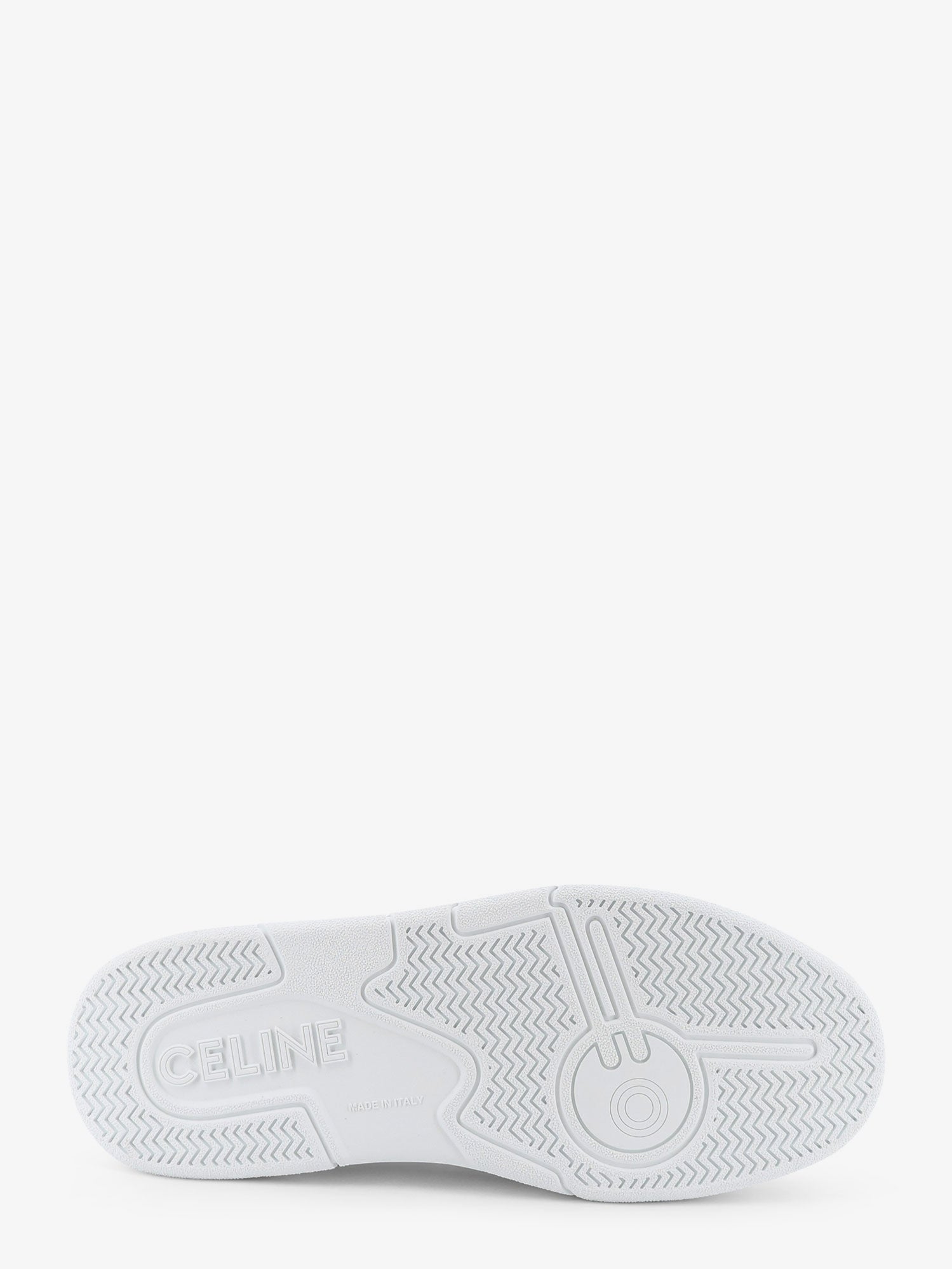 Celine Ct-09 Leather Sneakers With Mesh Inserts