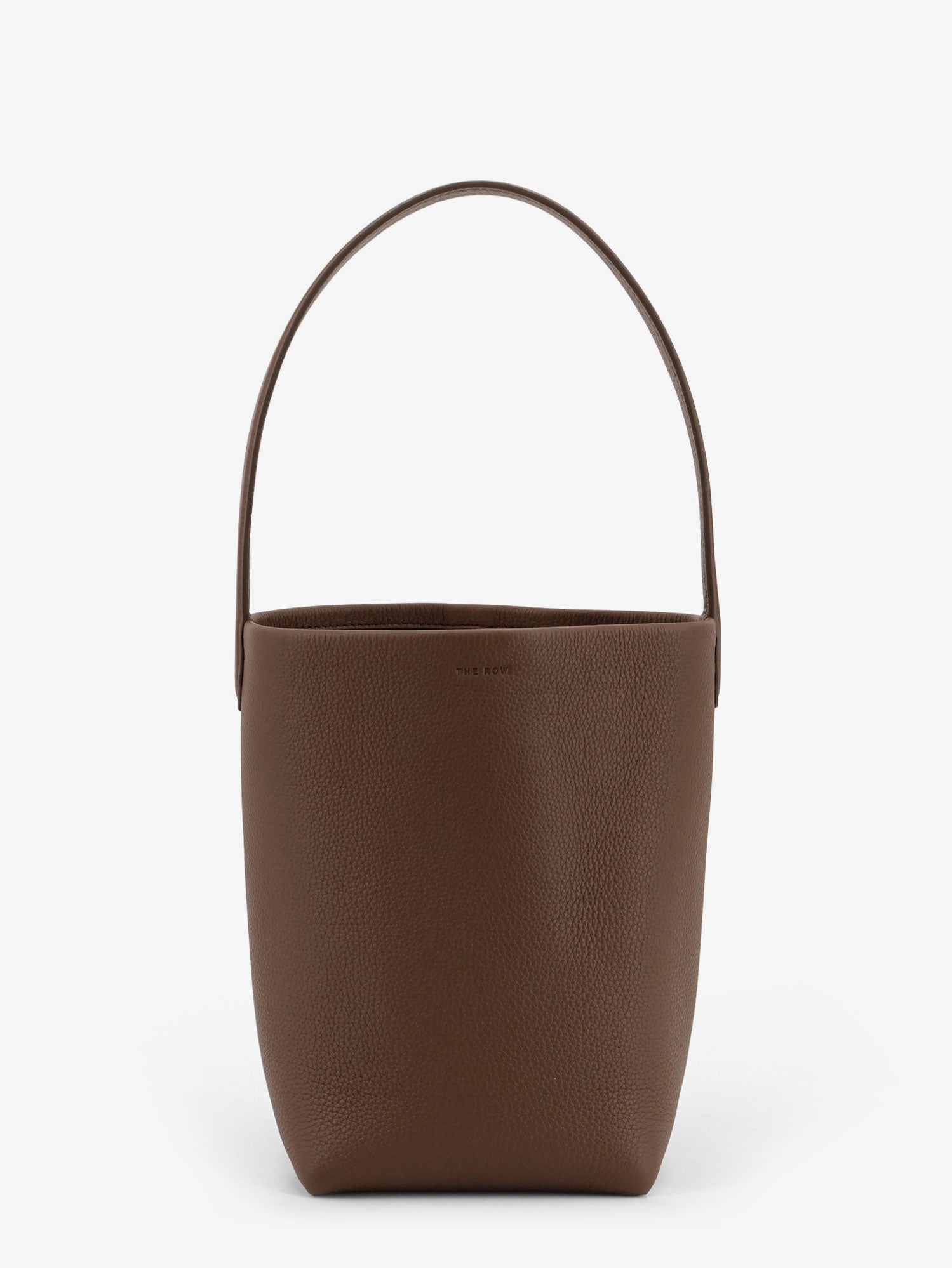The Row Small N/s Park Tote Hammered Leather Bucket Bag