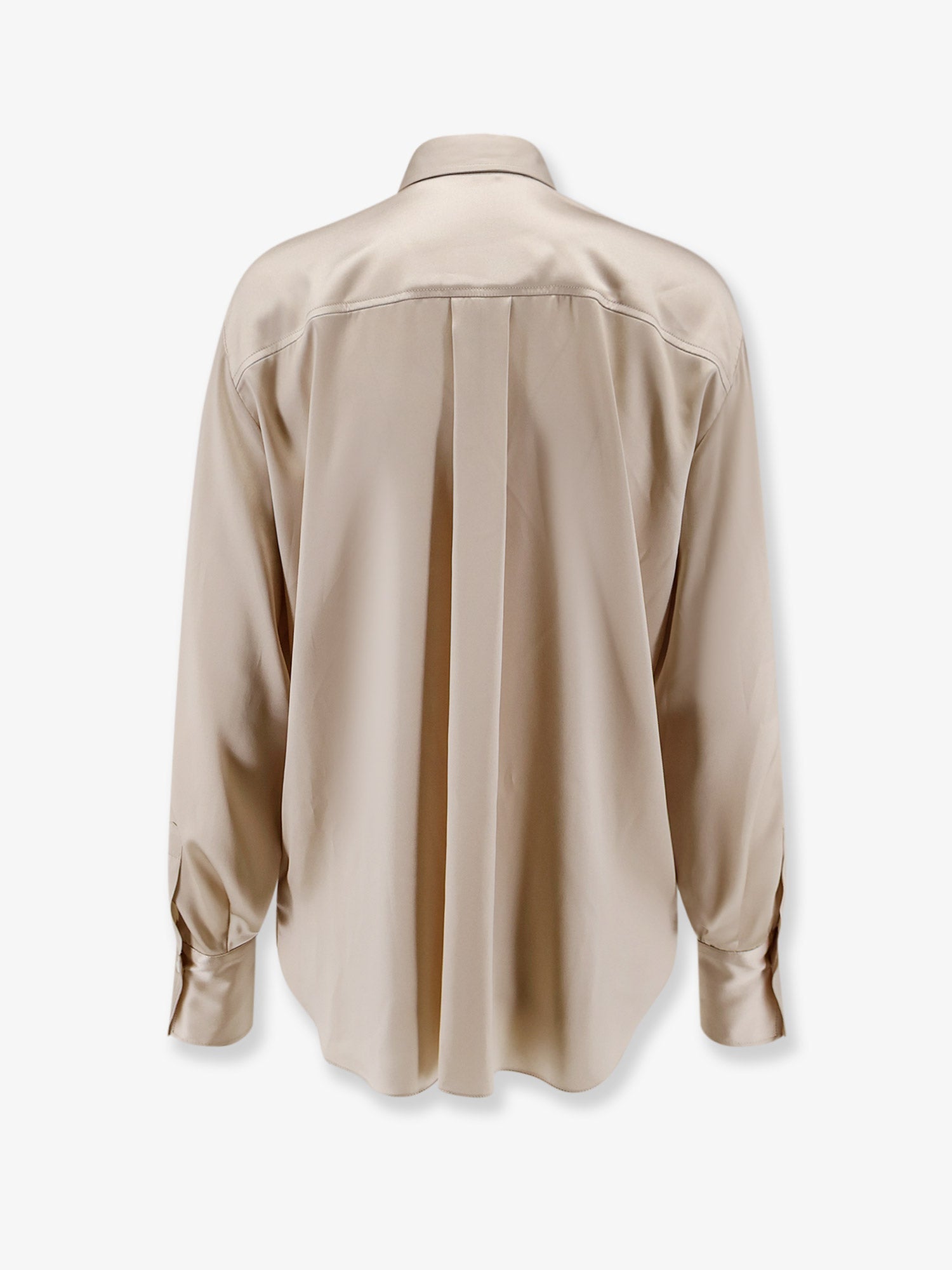 Brunello Cucinelli Silk Shirt With Monili Detail