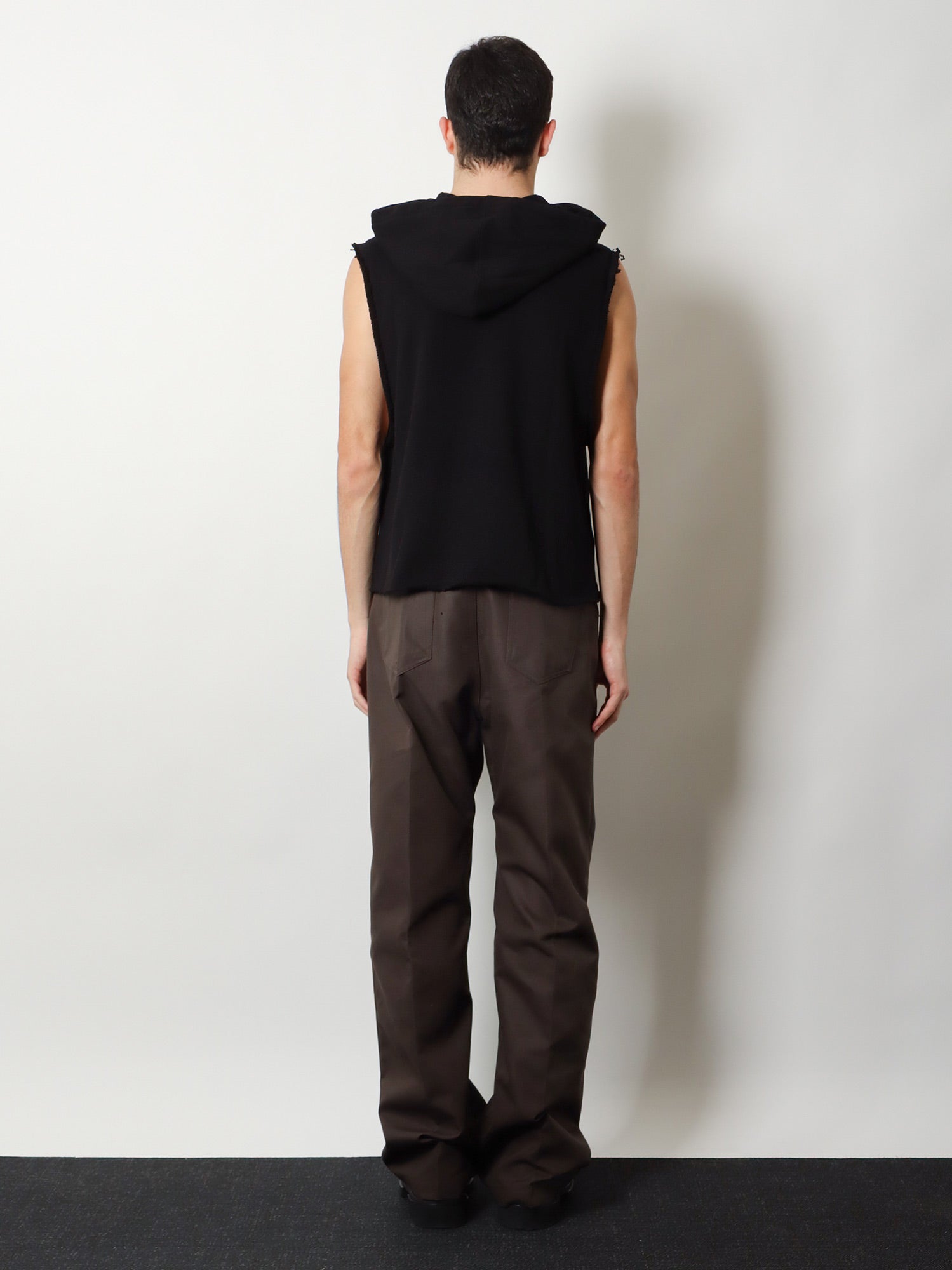 Rick Owens Sleeveless Organic Cotton Sweatshirt