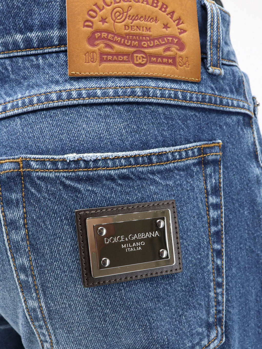 Dolce & Gabbana Blue Denim Jeans