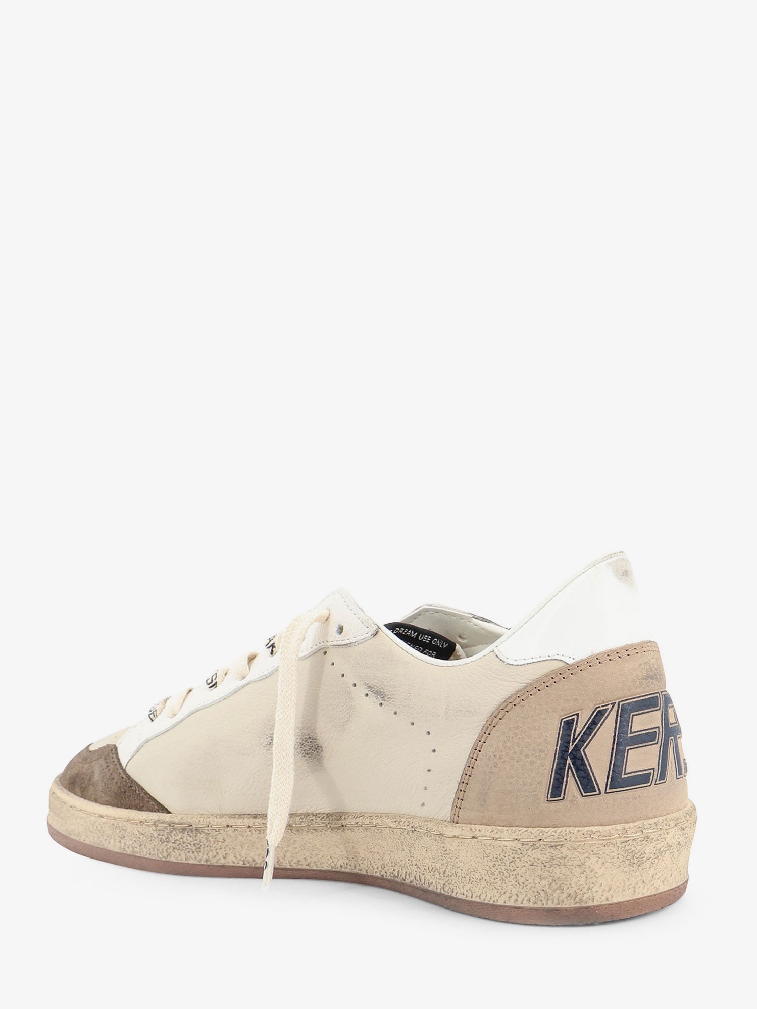 Golden Goose Leather Ballstar With Iconic Side Logo
