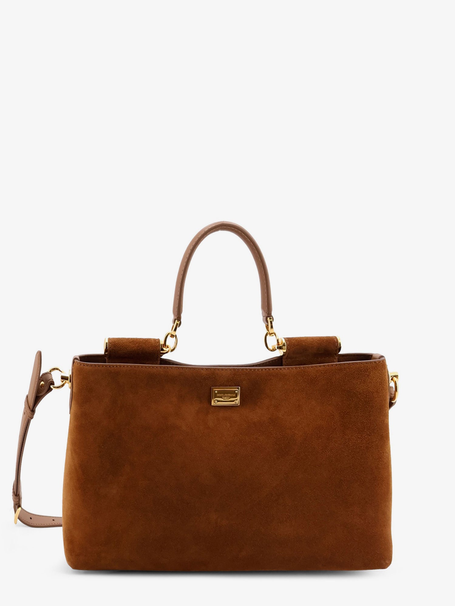 Dolce & Gabbana Vittoria Suede Crossbody Bag