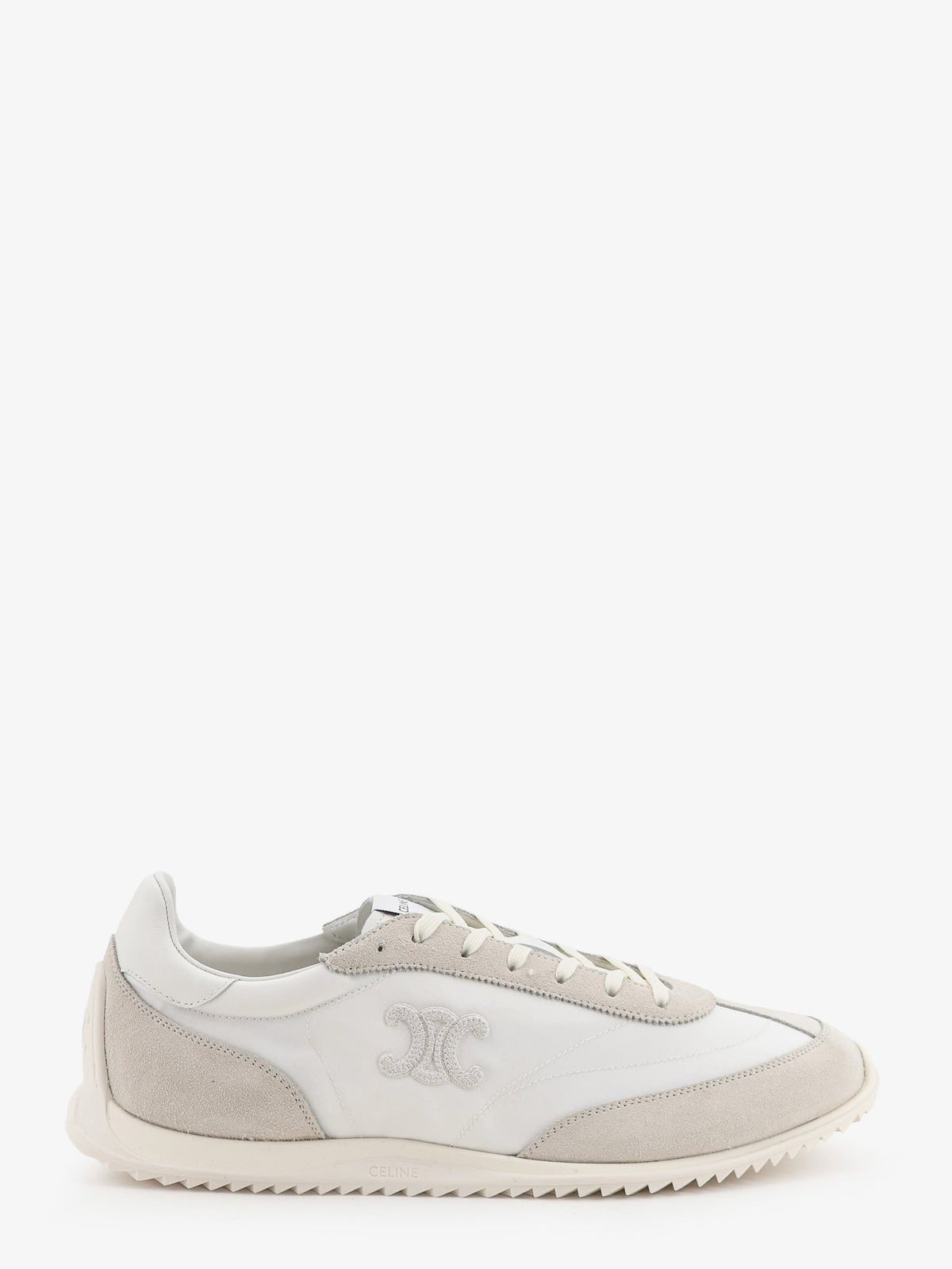 Celine Nylon Racer Sneakers With Triomphe Logo On The Side