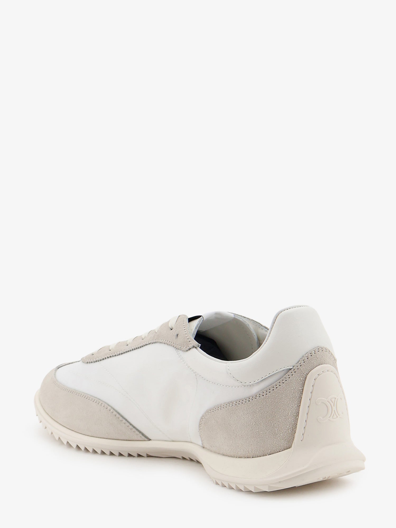 Celine Nylon Racer Sneakers With Triomphe Logo On The Side