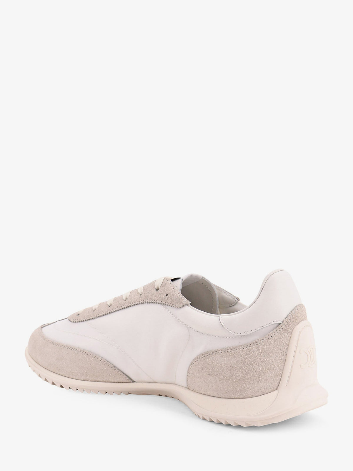 Celine Nylon Racer Sneakers With Triomphe Logo On The Side