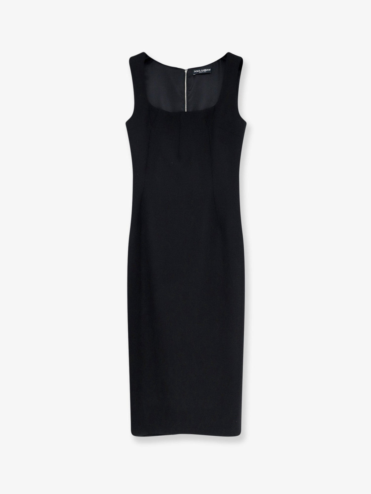 Dolce & Gabbana Virgin Wool Midi Dress