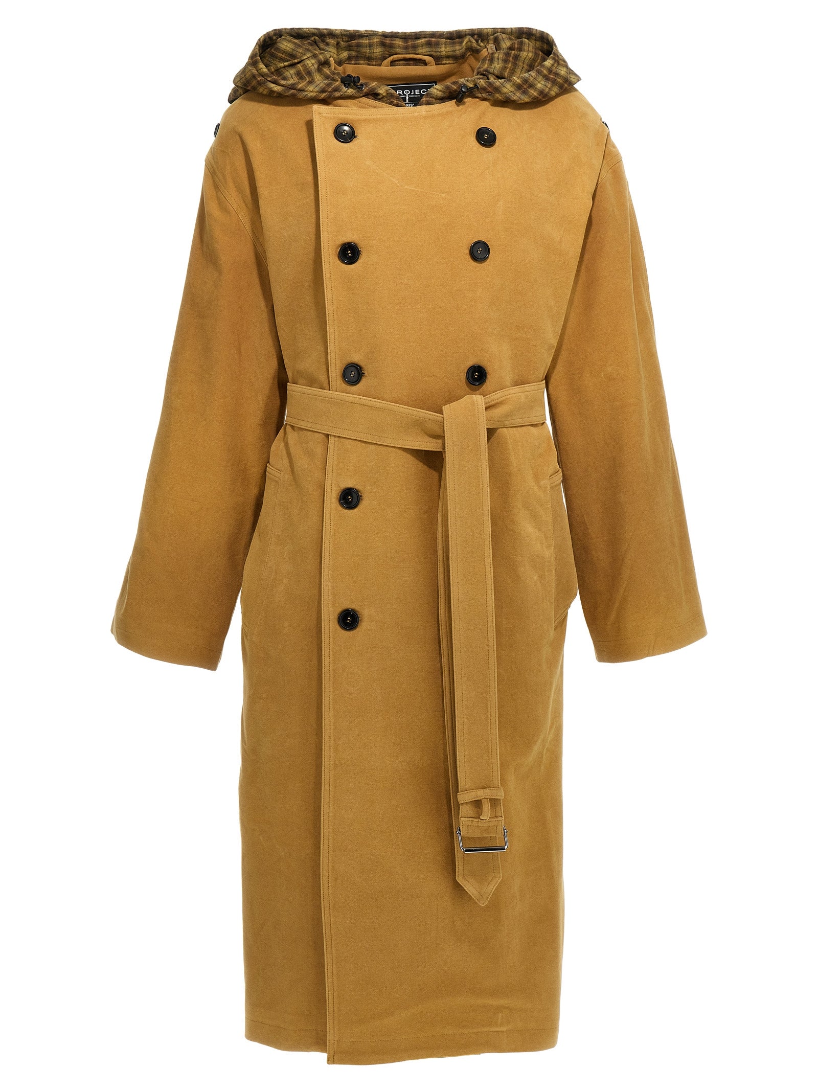 Y/Project Two-Material Trench Coat