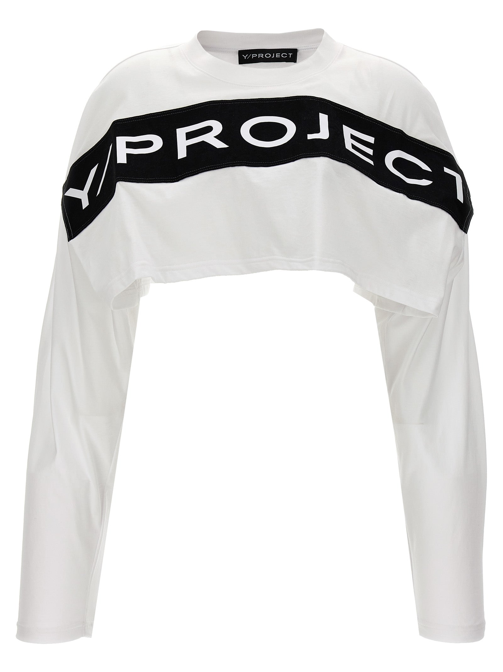 Y/Project Logo Crop T-Shirt