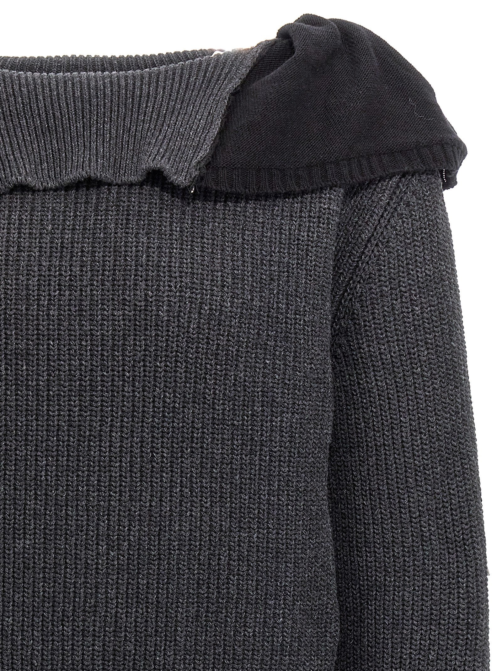 Y/Project 'Zip Insert High Neck' Sweater