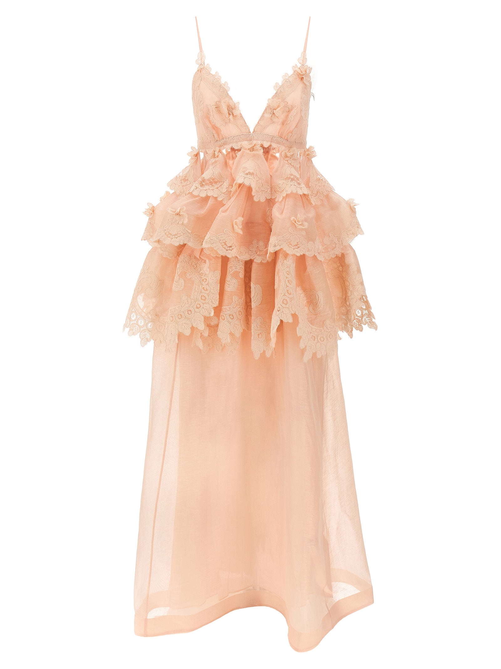 Zimmermann 'Crush Tiered Lace Maxi' Dress