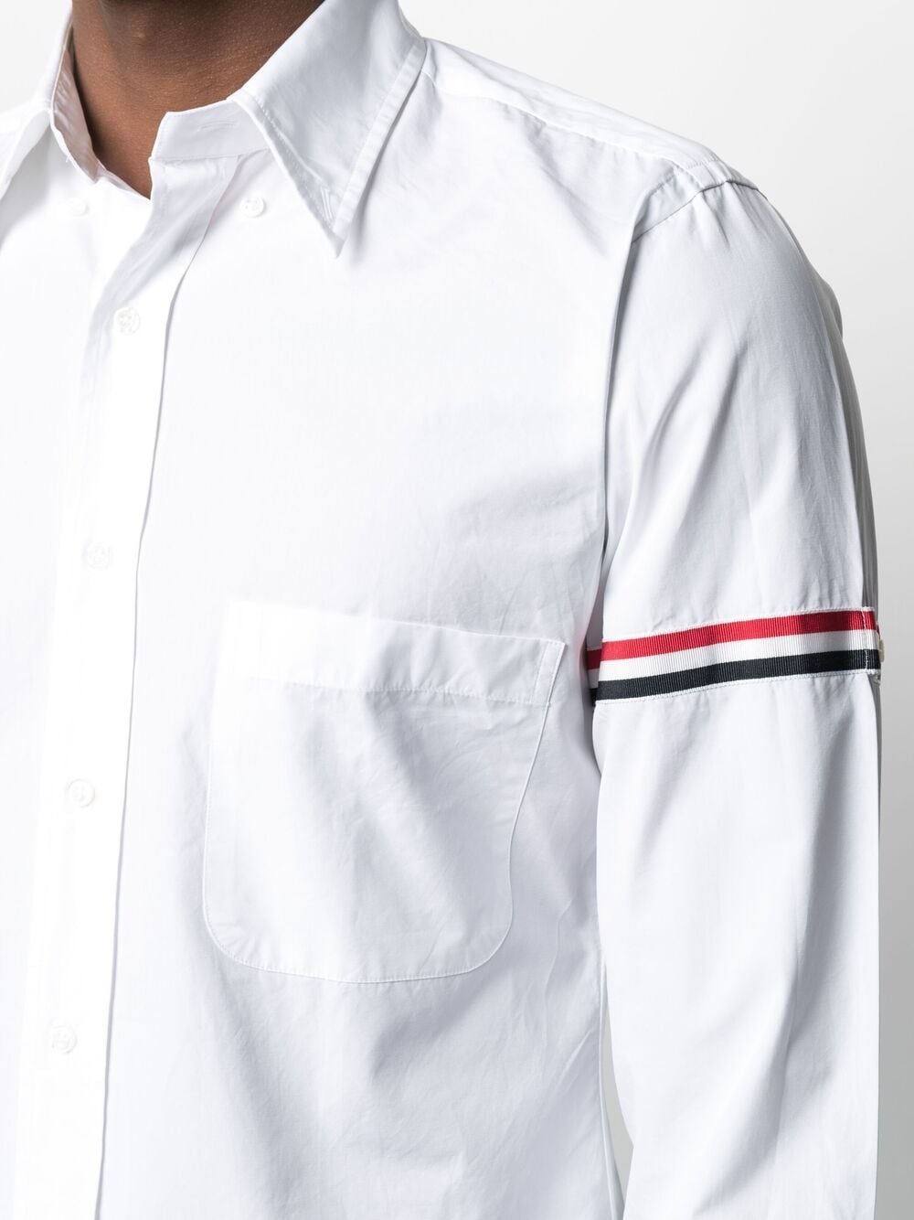 Thom Browne Poplin Armband Classic Shirt