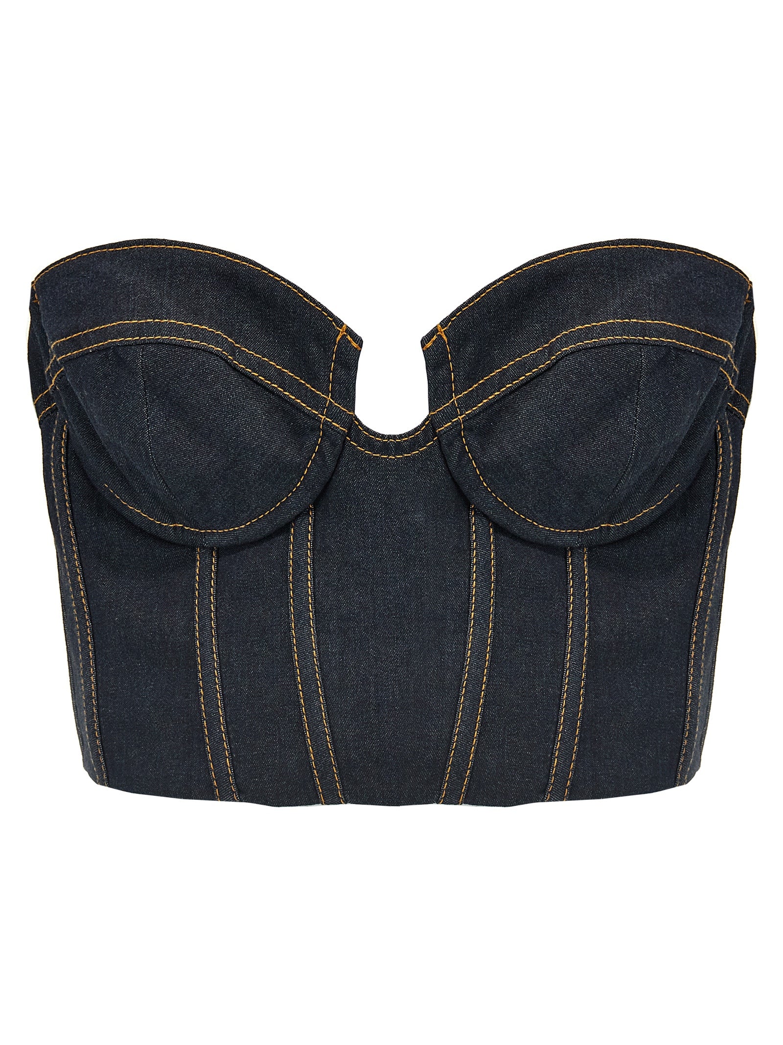 Zimmermann 'Crush Denim Corset' Top