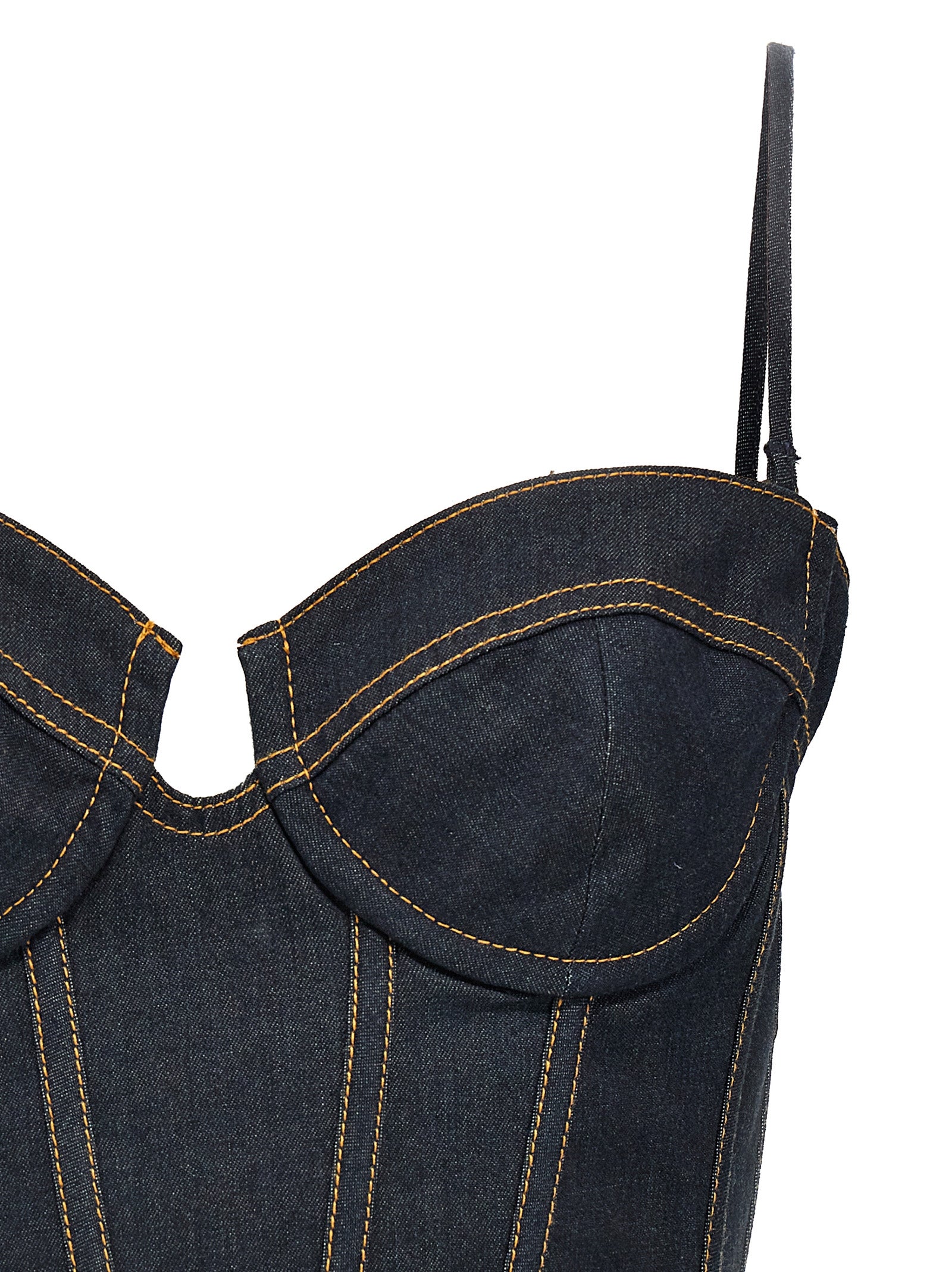 Zimmermann 'Crush Denim Corset' Top