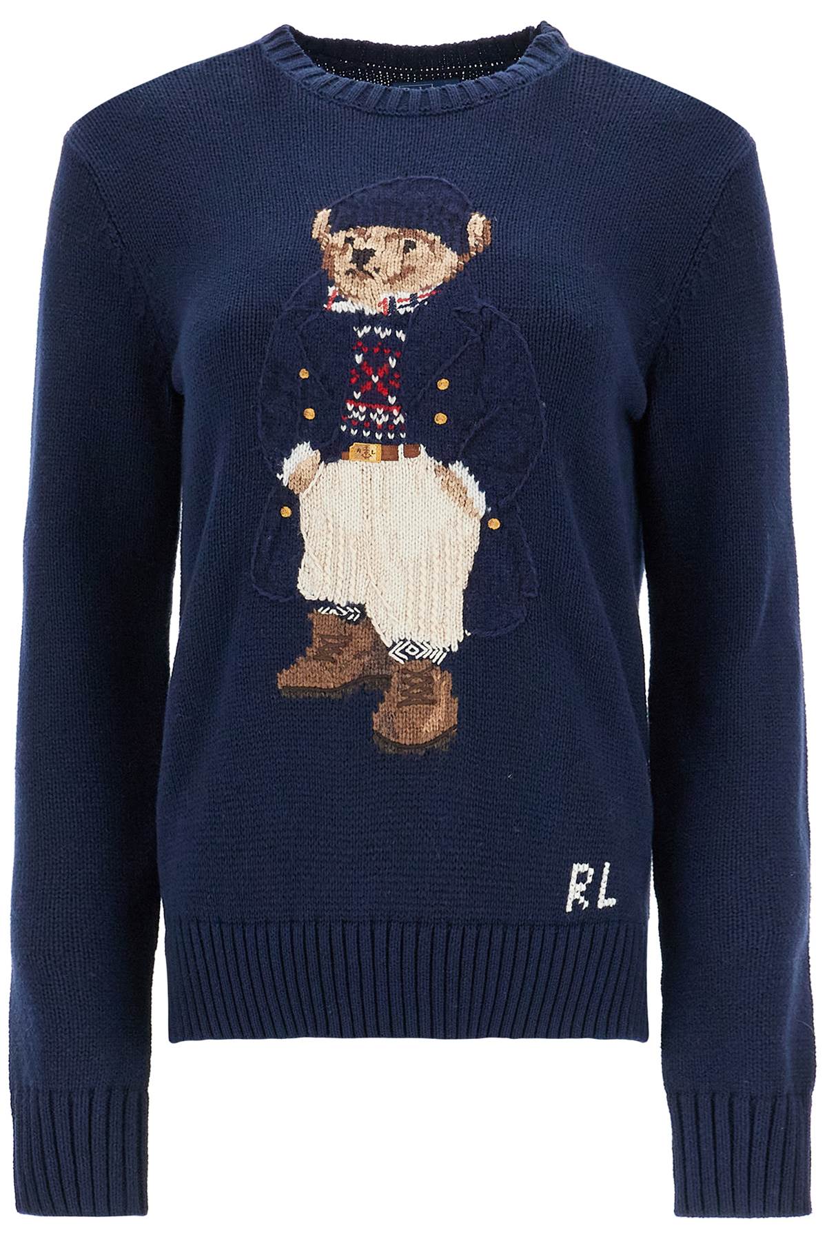 Polo Ralph Lauren Cotton Polo Bear Pullover Sweater