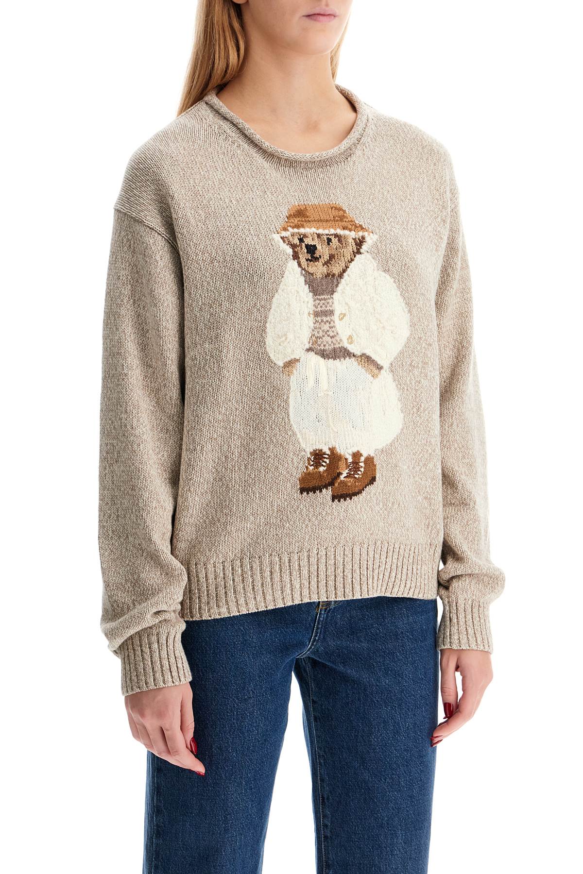 Polo Ralph Lauren Cotton Polo Bear Pullover Sweater