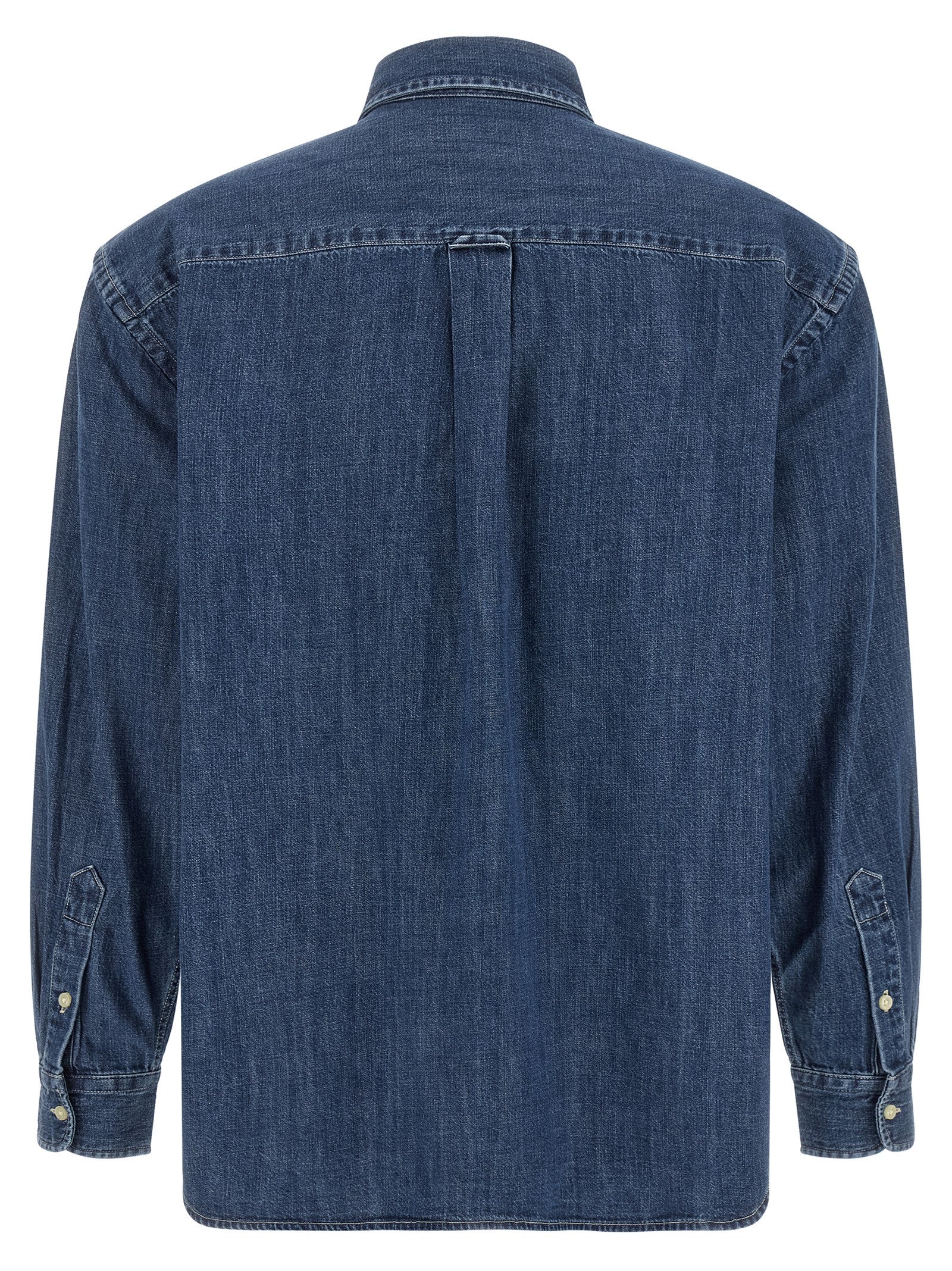 Polo Ralph Lauren Denim Shirt With Logo Embroidery