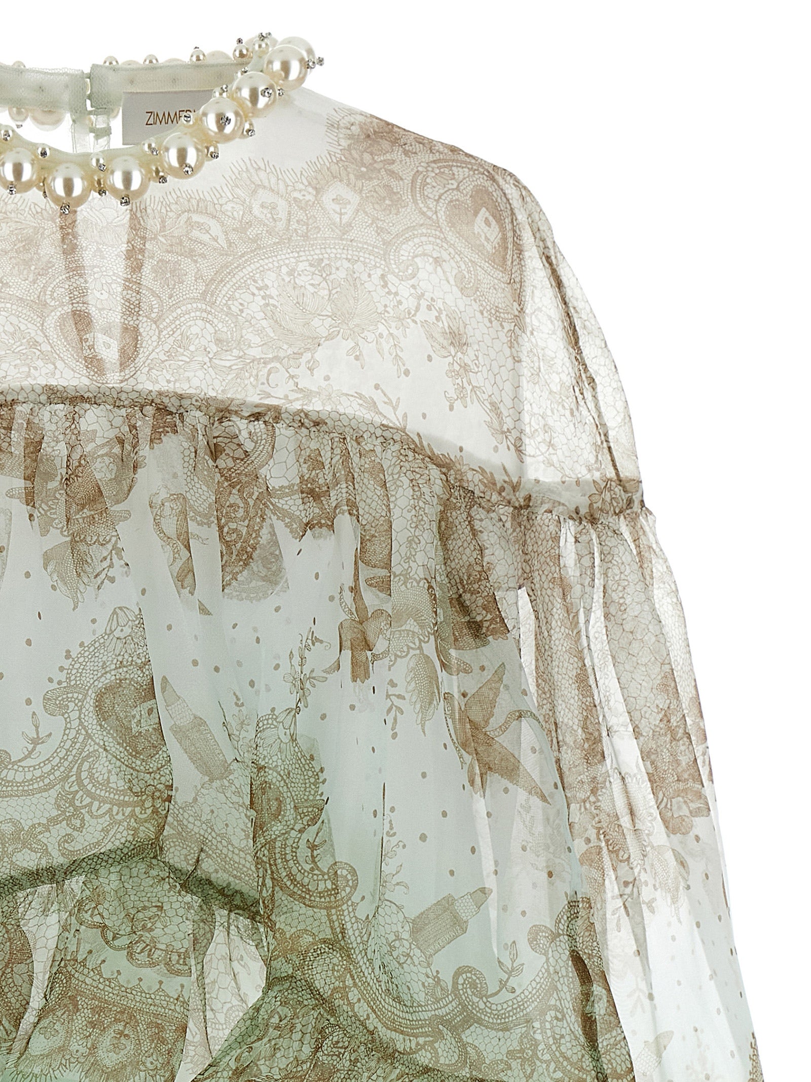 Zimmermann 'Crush Embellished' Blouse