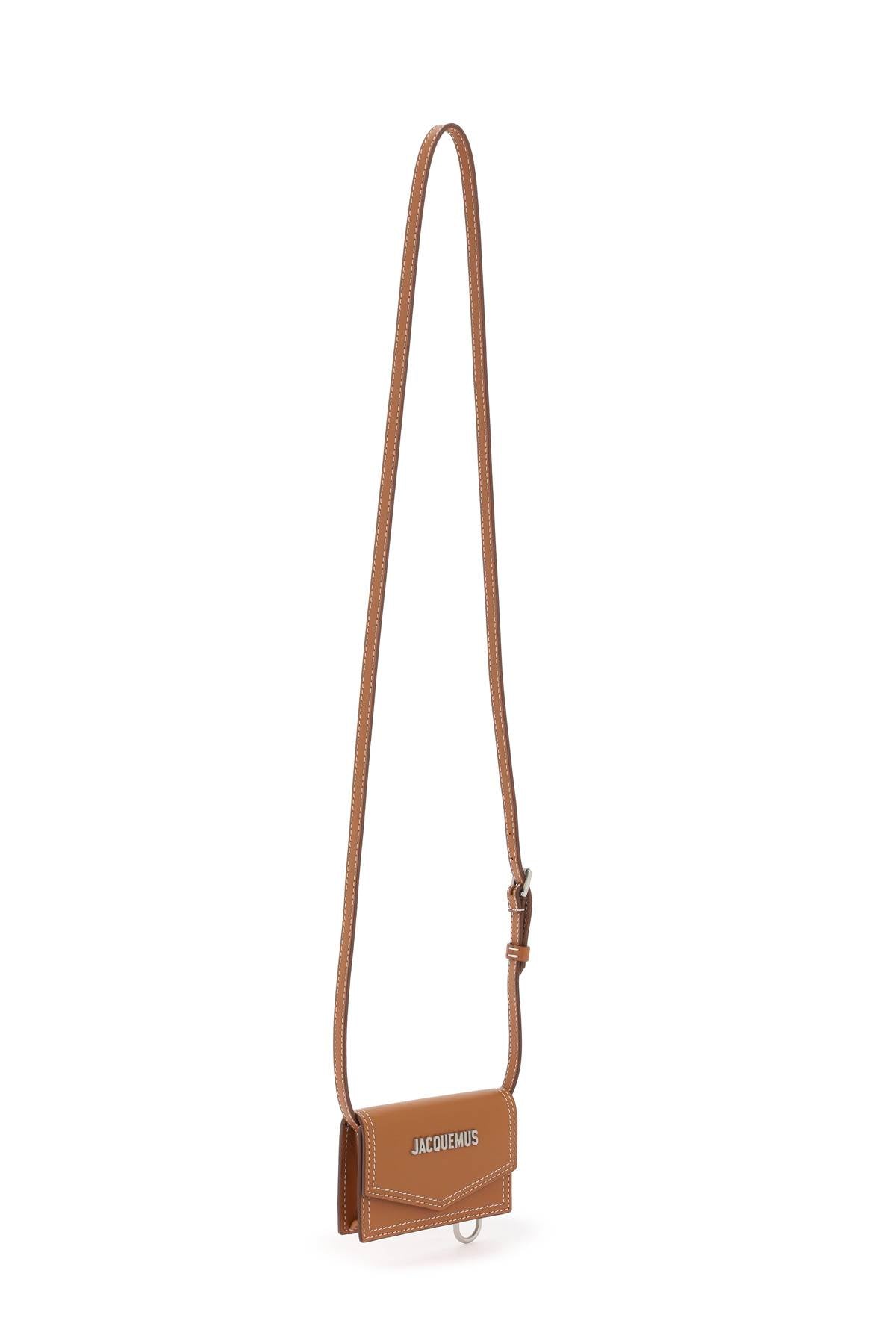 Jacquemus 'Le Porte Azur' Crossbody Cardholder Brown