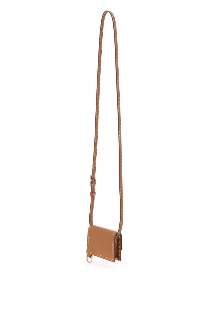 Jacquemus 'Le Porte Azur' Crossbody Cardholder Brown