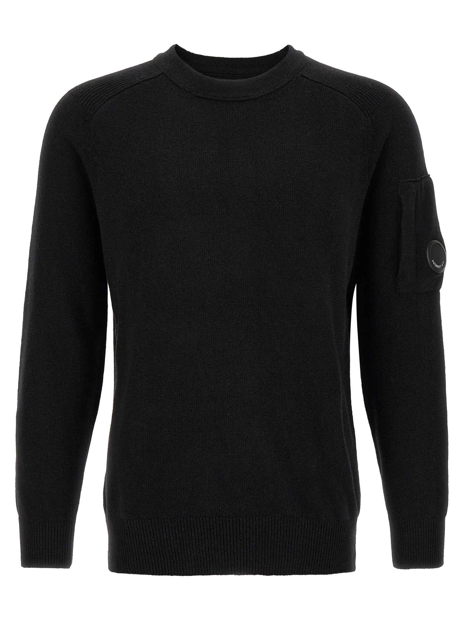 C.P. Company 'Lambswool Grs' Sweater With Lens Detail