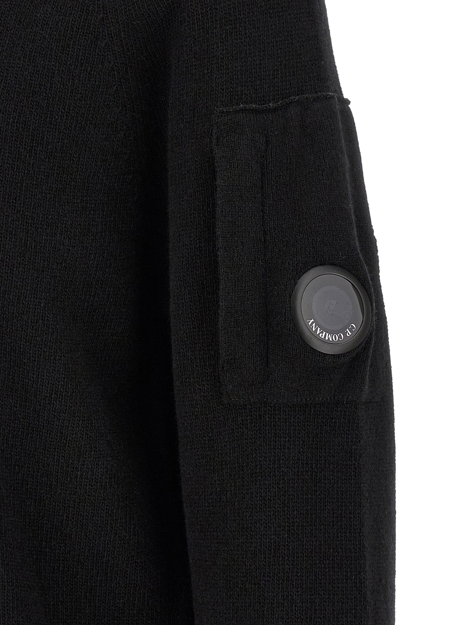 C.P. Company 'Lambswool Grs' Sweater With Lens Detail