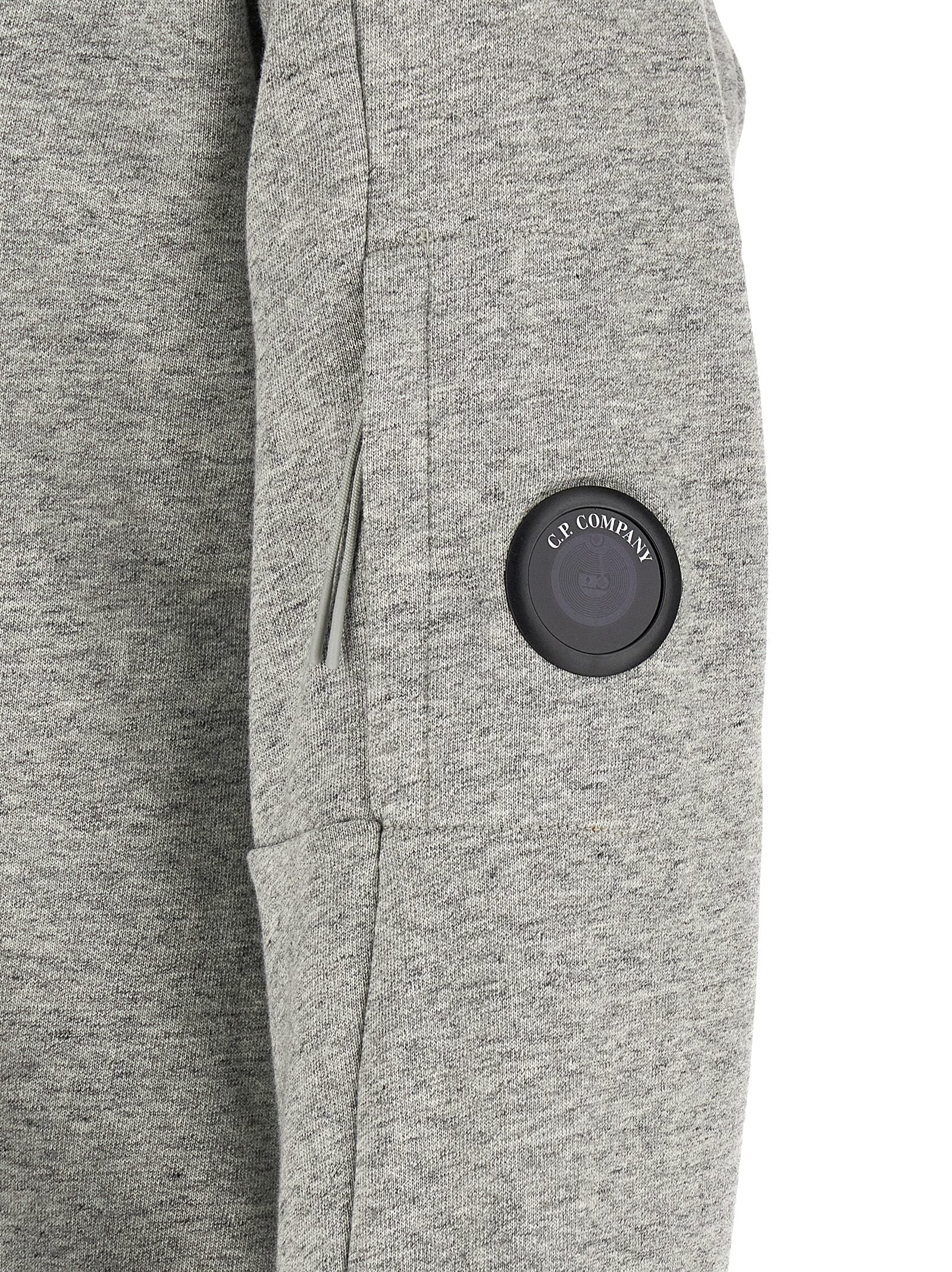 C.P. Company 'Diagonal Raised Fleece ' Sweatshirt And Lens Detail