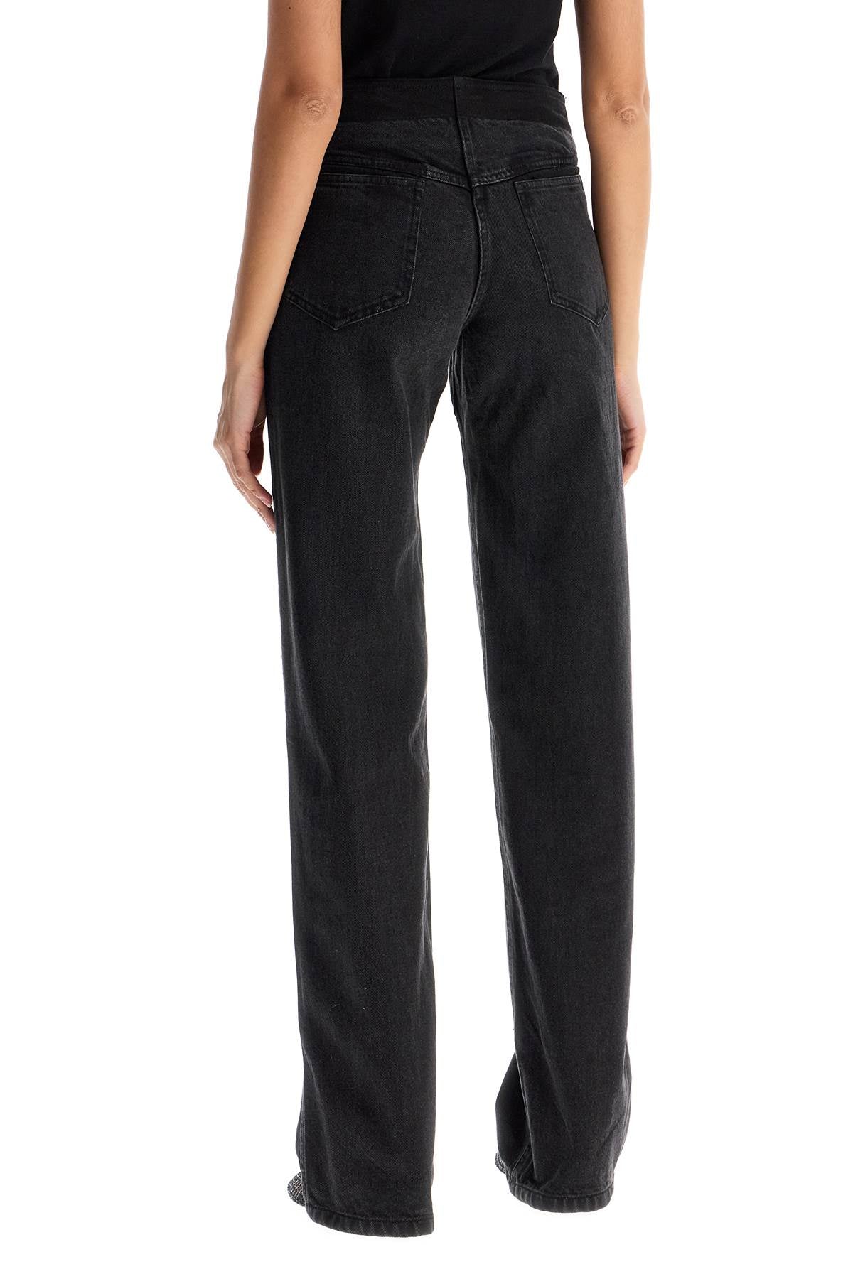 Christopher Esber Low-Waisted Deconstructed Jeans