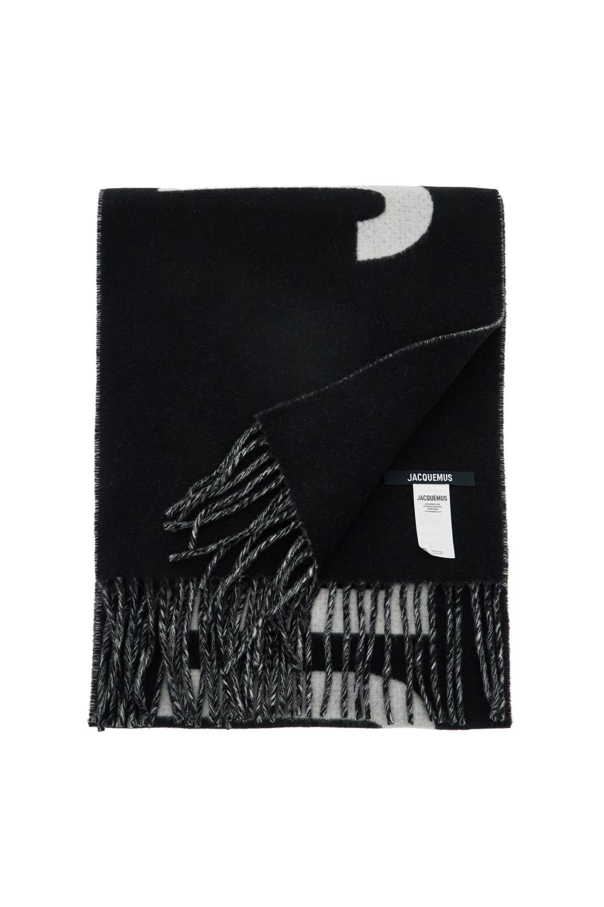 Jacquemus Logo Wool Scarf