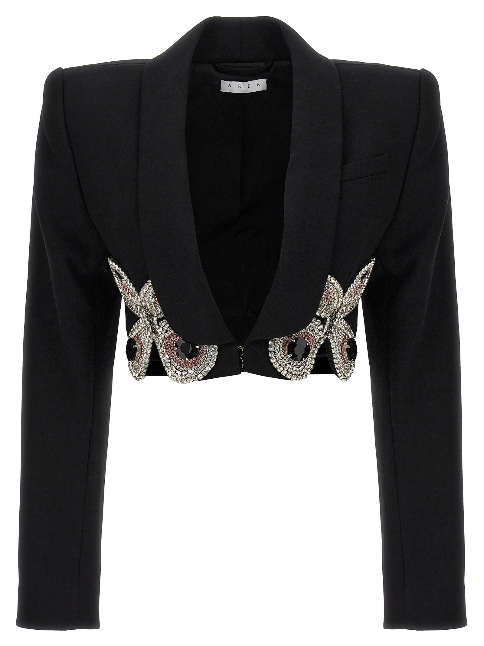 Area Blazer 'Embroidered Butterfly Cropped'