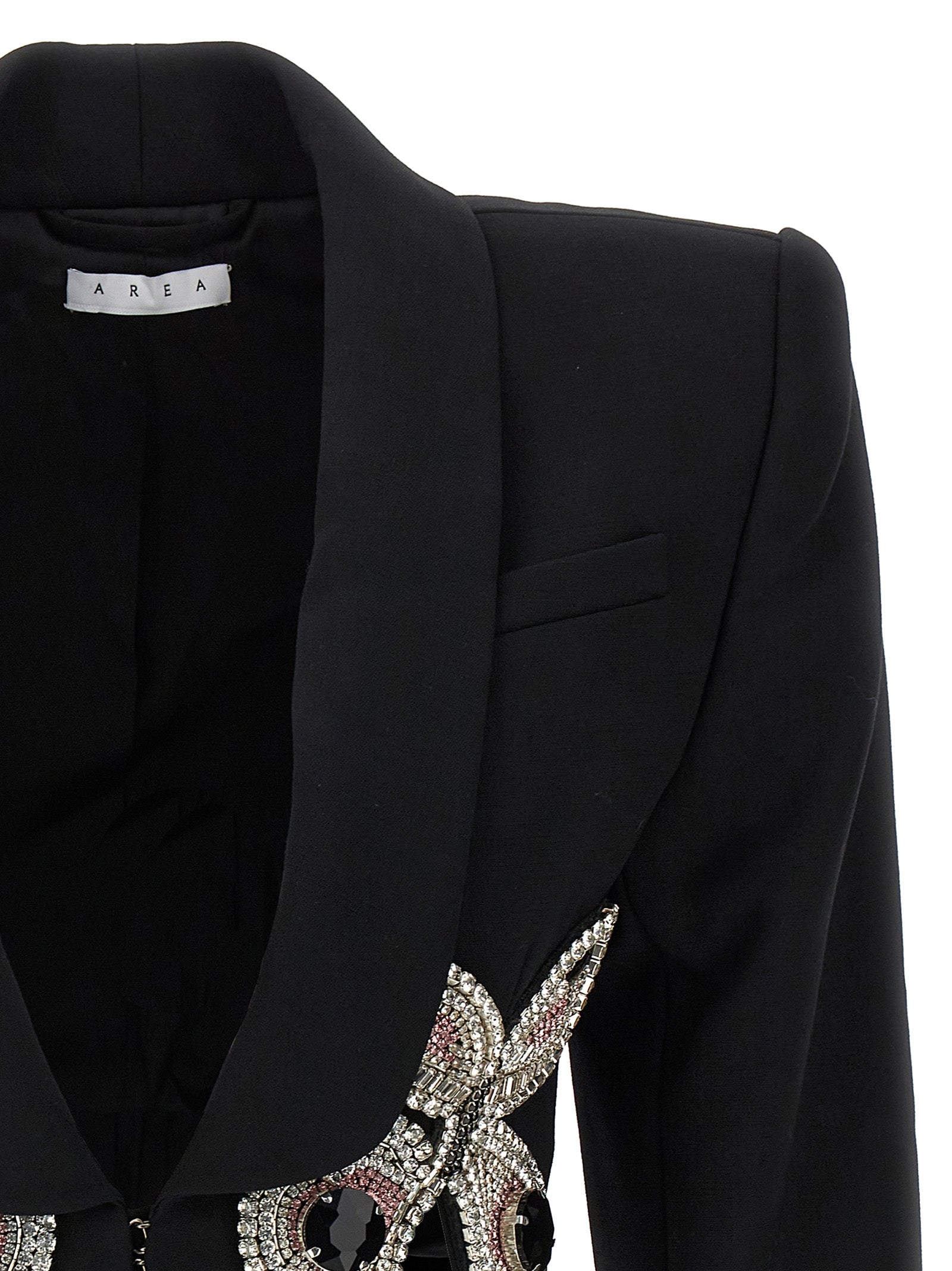 Area Blazer 'Embroidered Butterfly Cropped'