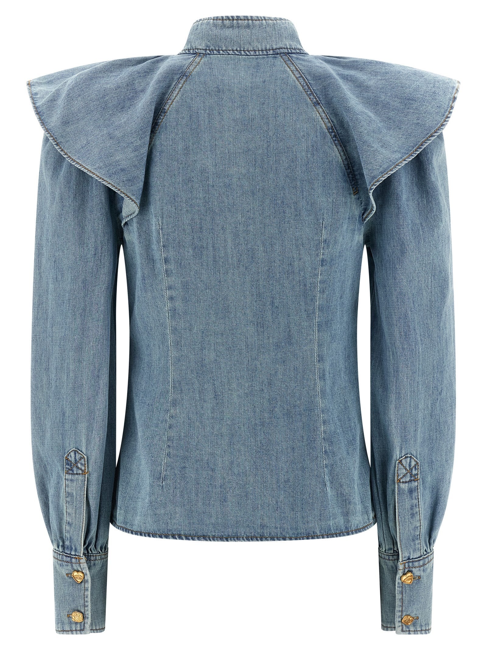 Zimmermann 'Crush Denim' Blouse