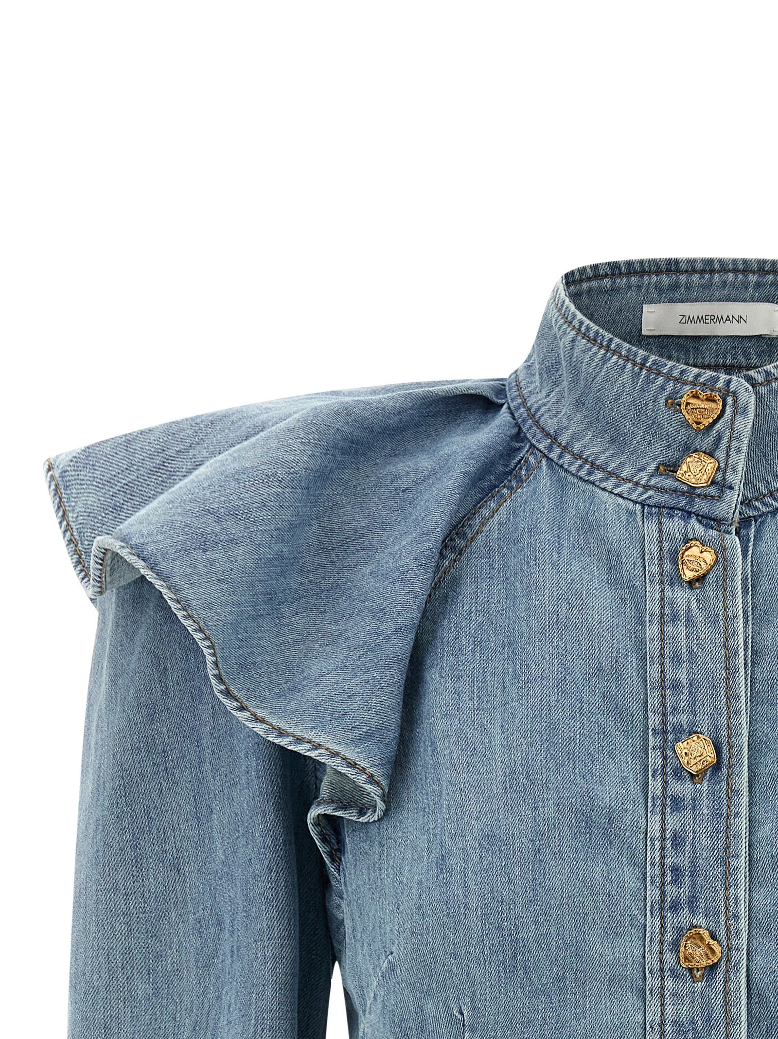 Zimmermann 'Crush Denim' Blouse