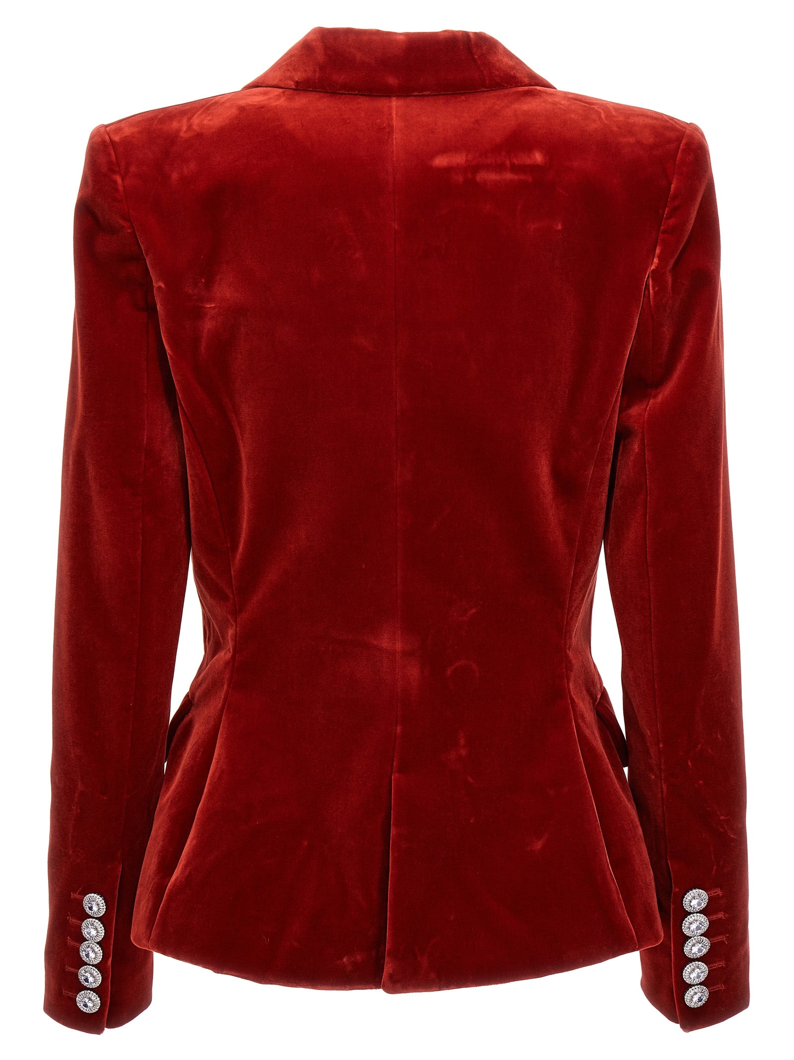 Alexandre Vauthier Double Breast Velvet Blazer Jacket