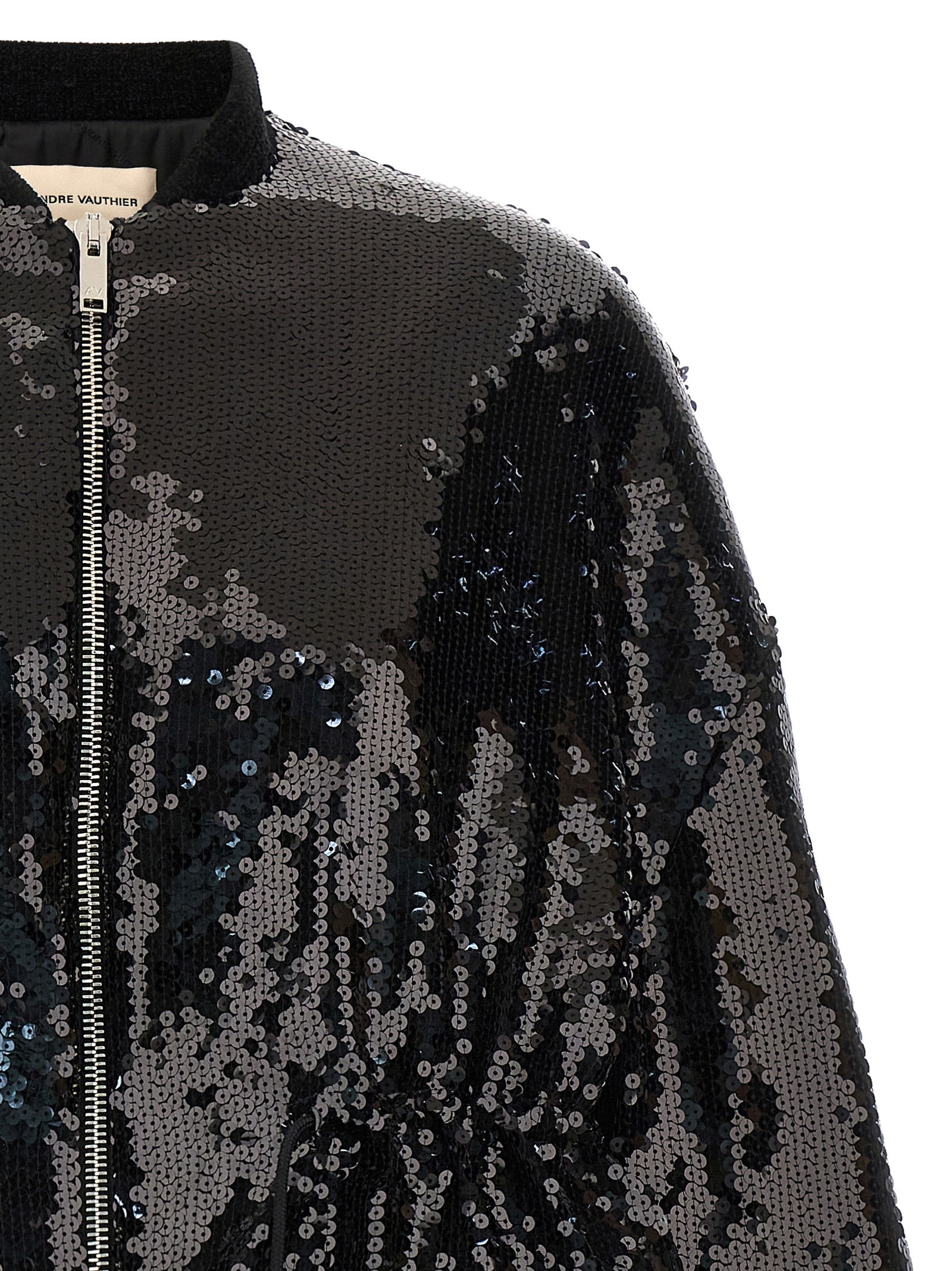 Alexandre Vauthier Sequin Bomber Jacket