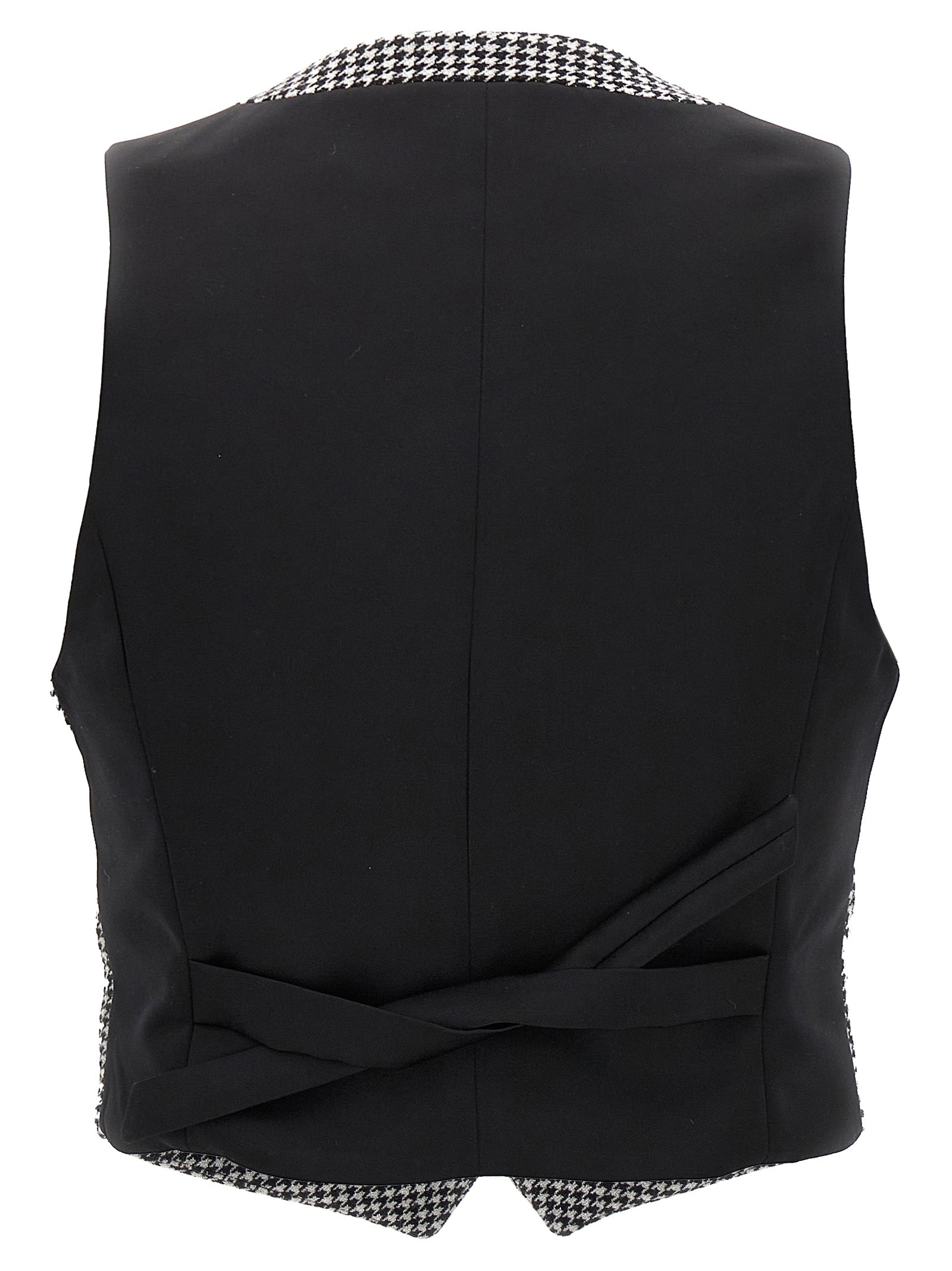 Alexandre Vauthier Houndstooth Waistcoat