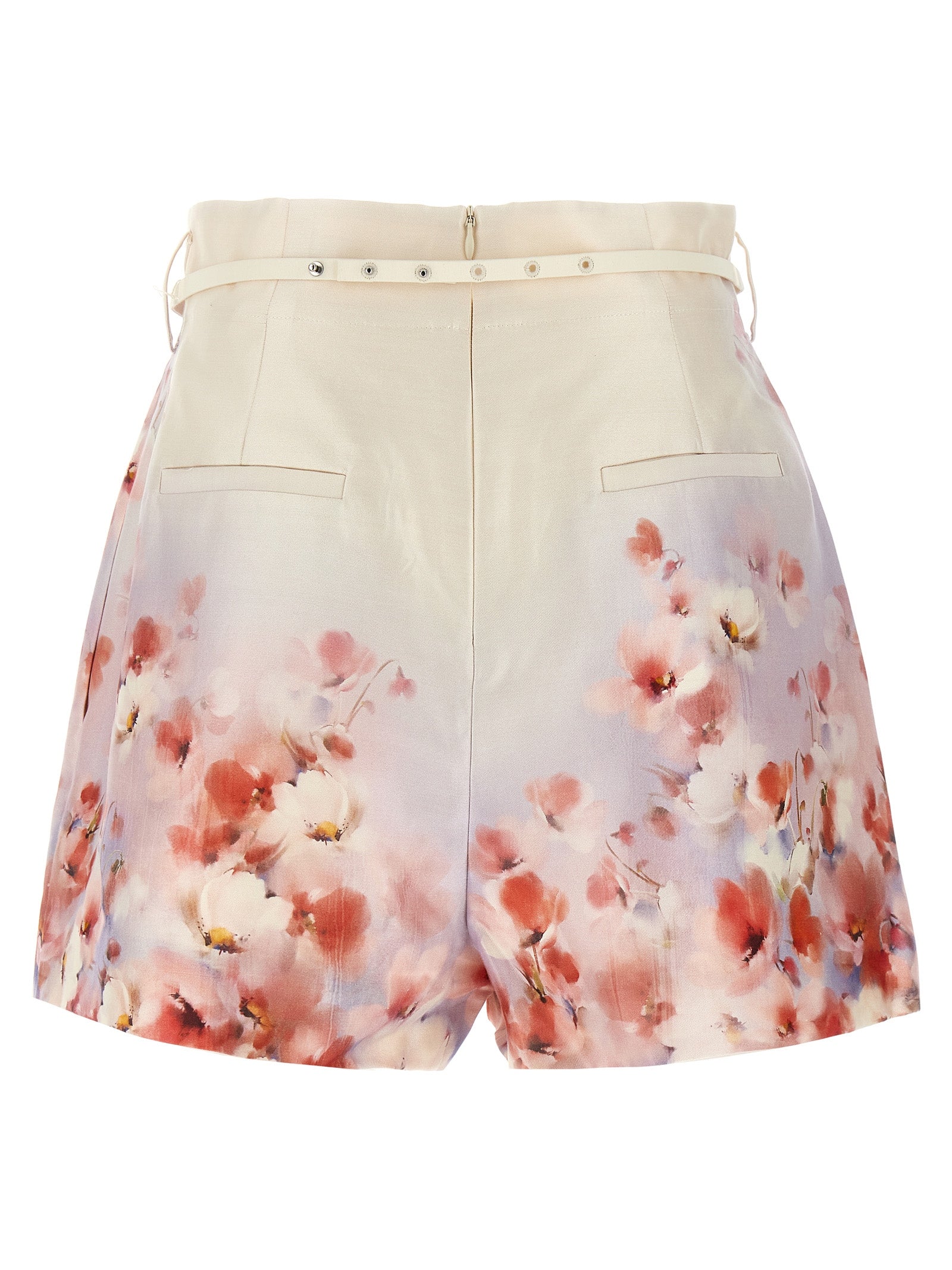 Zimmermann 'Crush Flat Front' Shorts