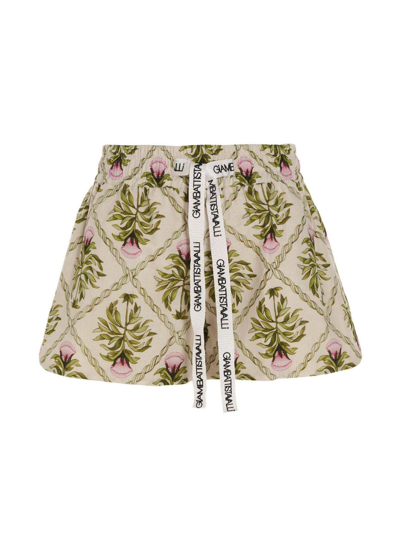 Giambattista Valli Floral Print Shorts