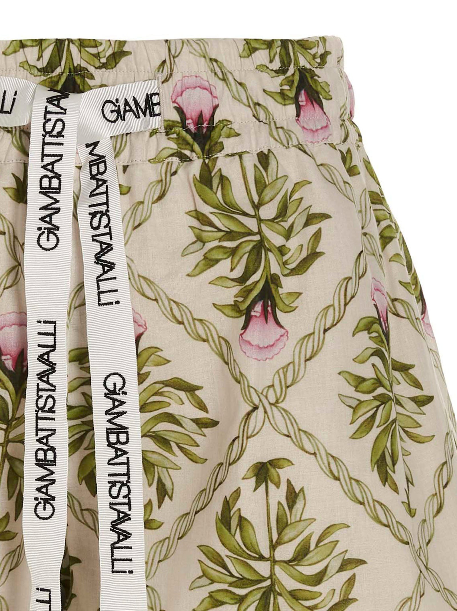 Giambattista Valli Floral Print Shorts