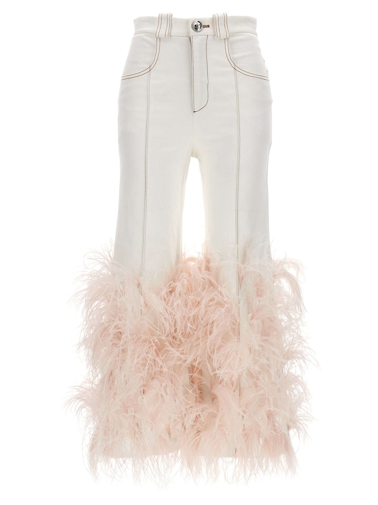 Giambattista Valli Feather Jeans