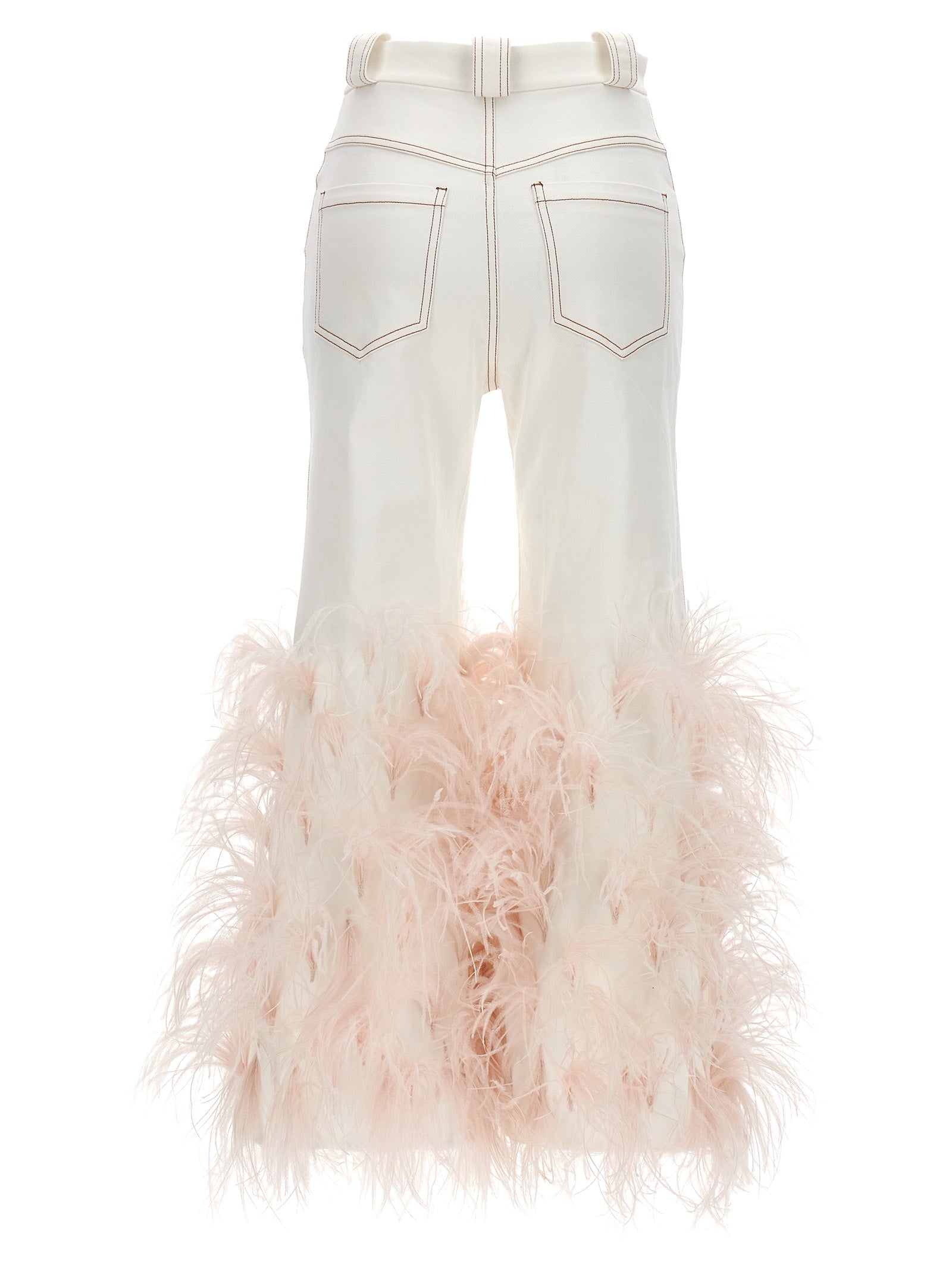 Giambattista Valli Feather Jeans